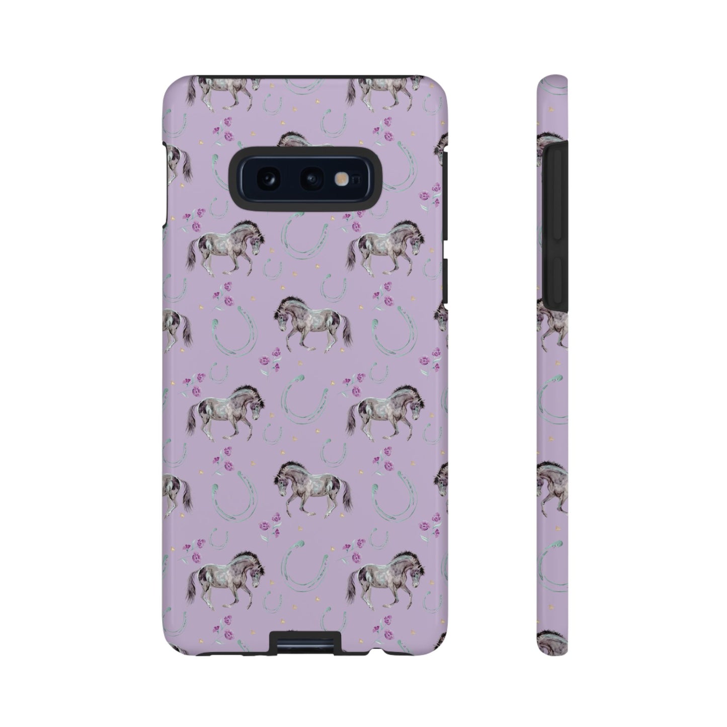 Lucky Mustangs in Lavender Tough Phone Case