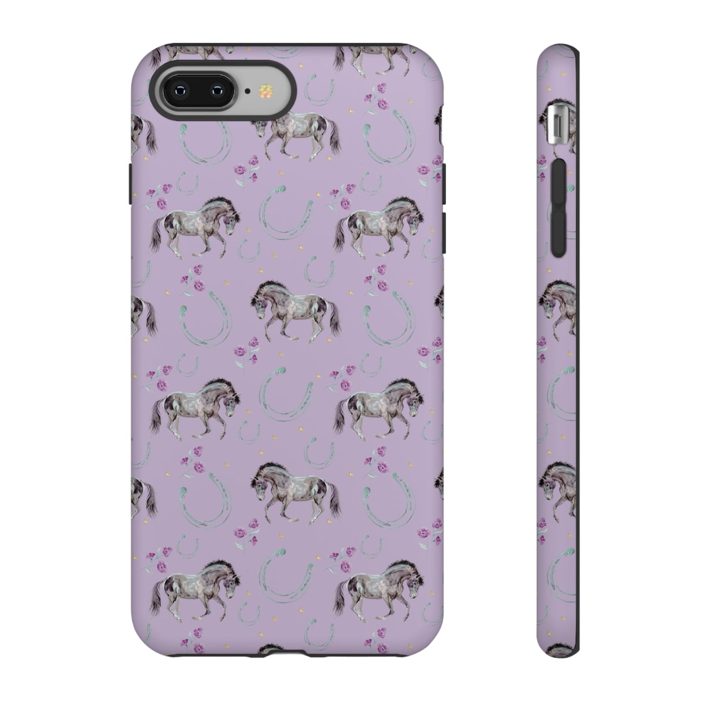 Lucky Mustangs in Lavender Tough Phone Case