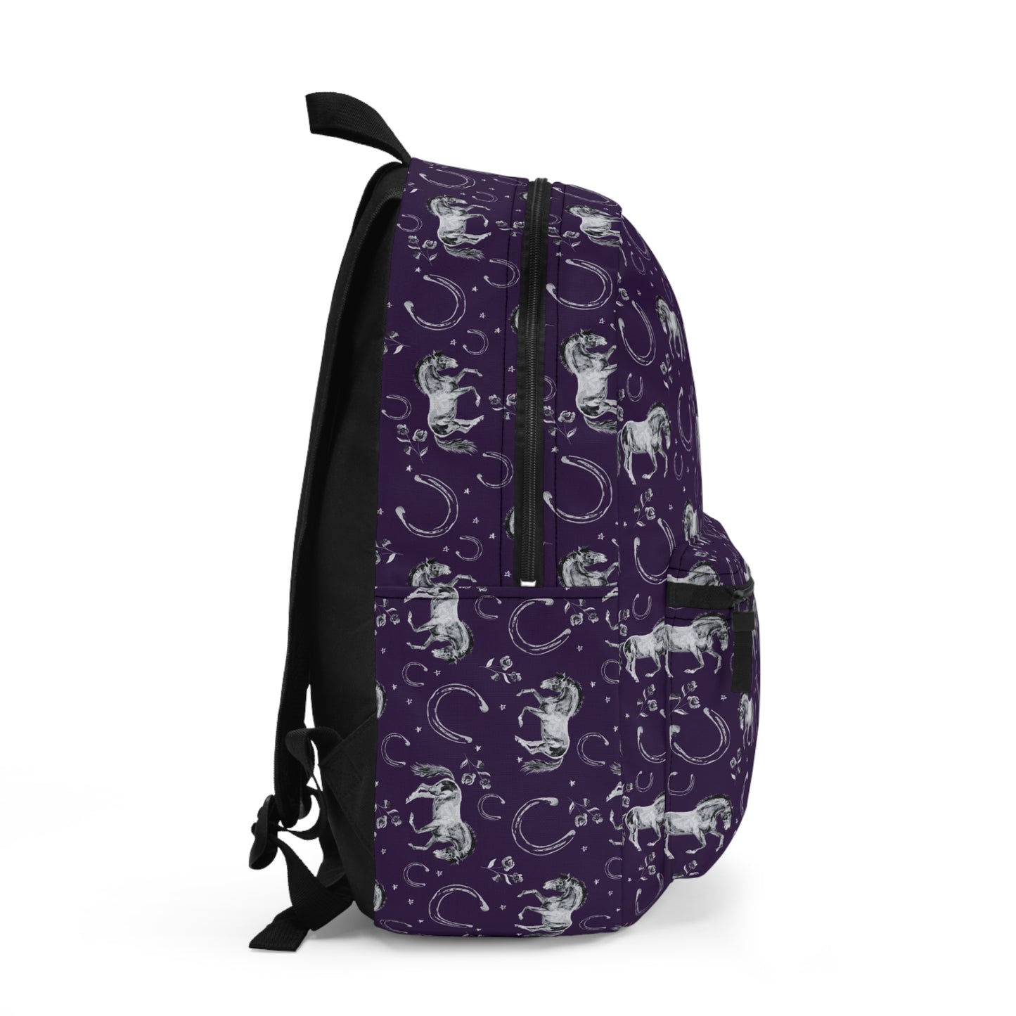 Lucky Mustang in Dark Purple Backpack