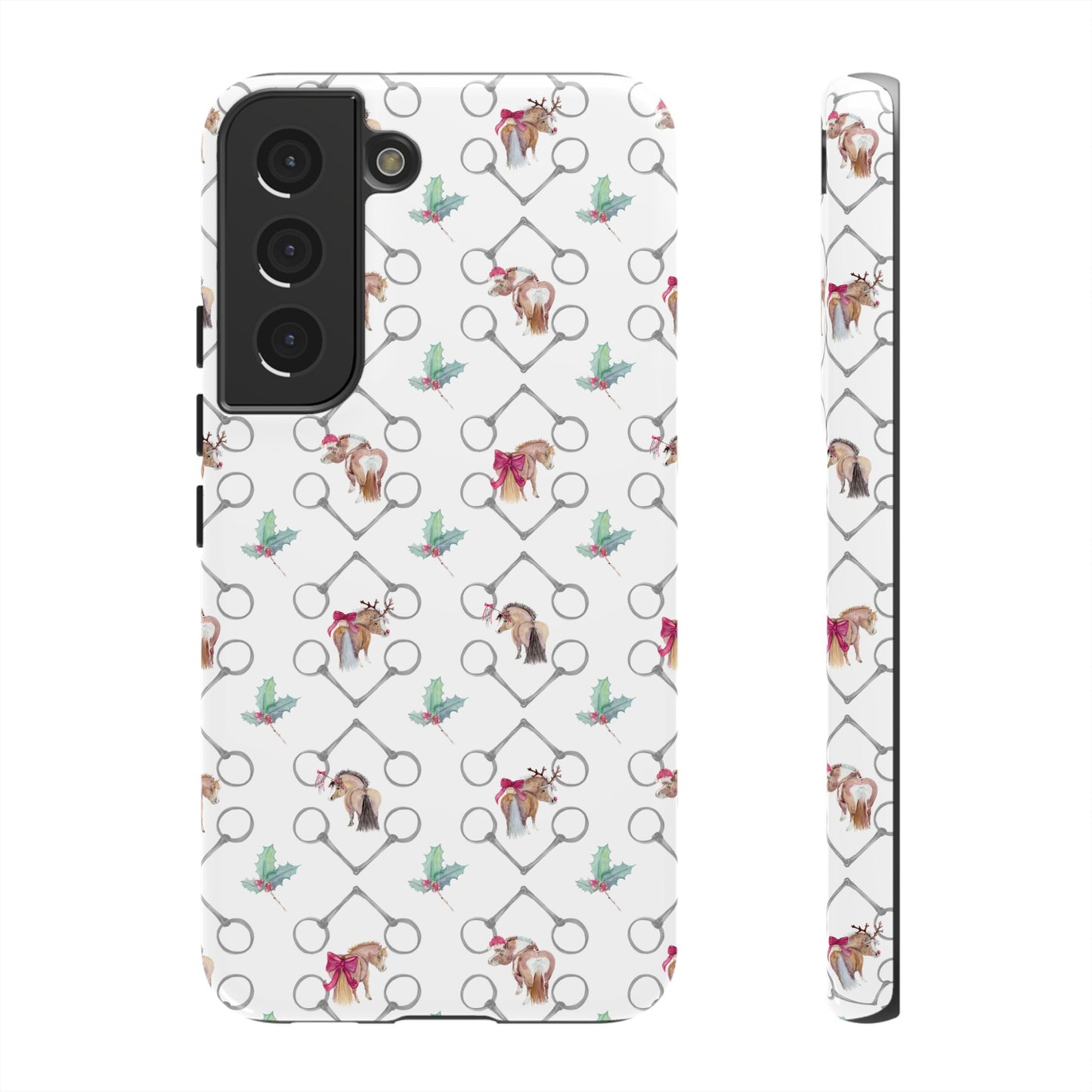 Adorable Ponies and holly Tough Phone Cases