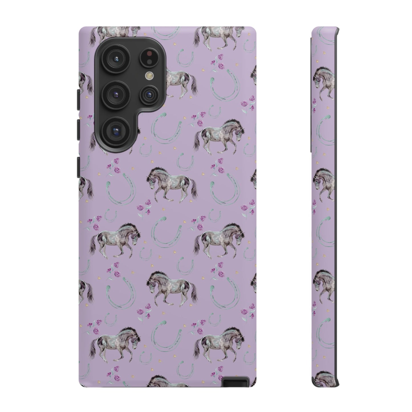 Lucky Mustangs in Lavender Tough Phone Case