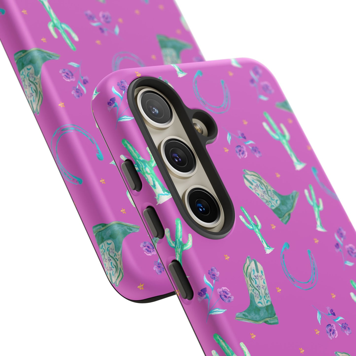 Lucky Boots in Pink Tough Phone Case