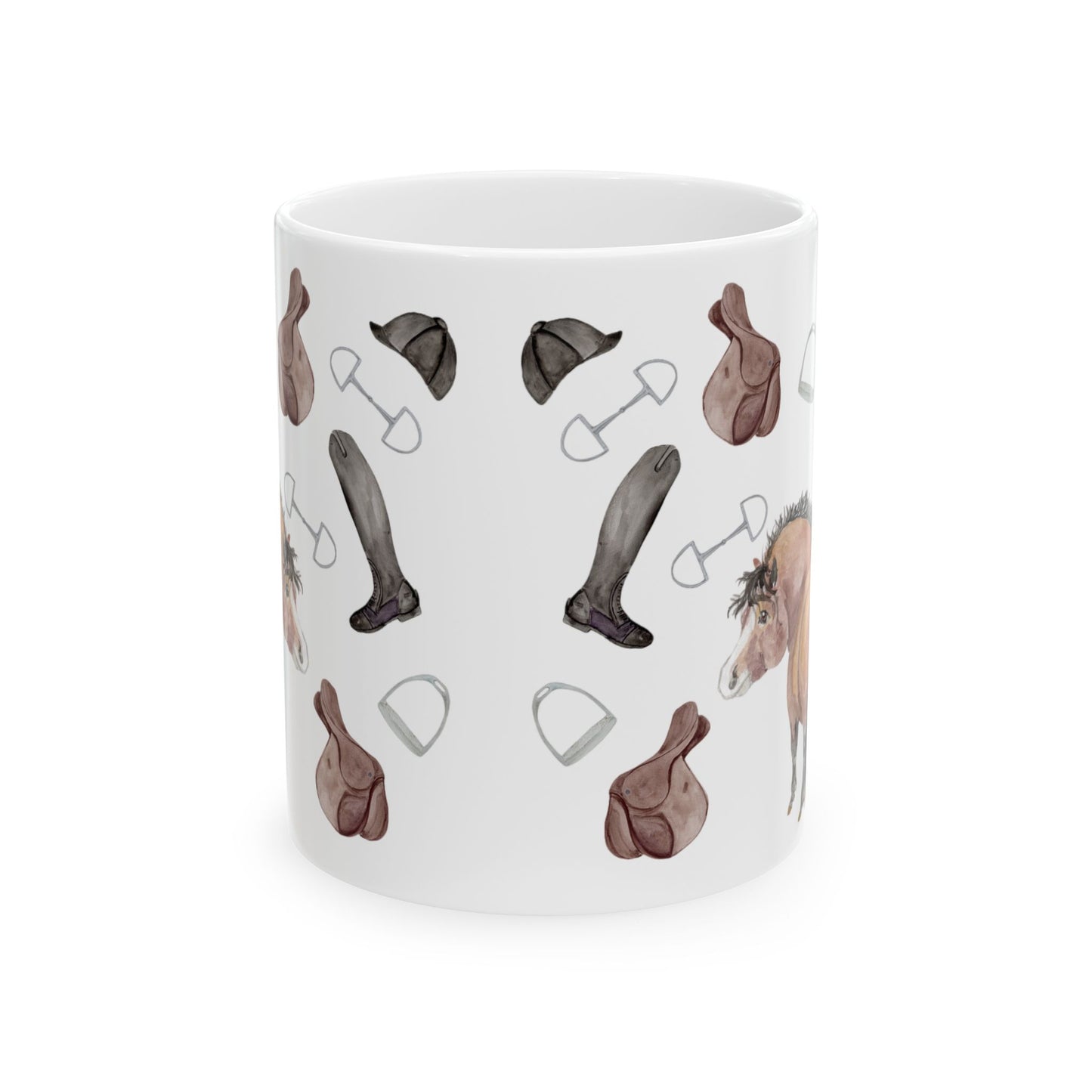 Adorable fox pony Watercolor-  Mug