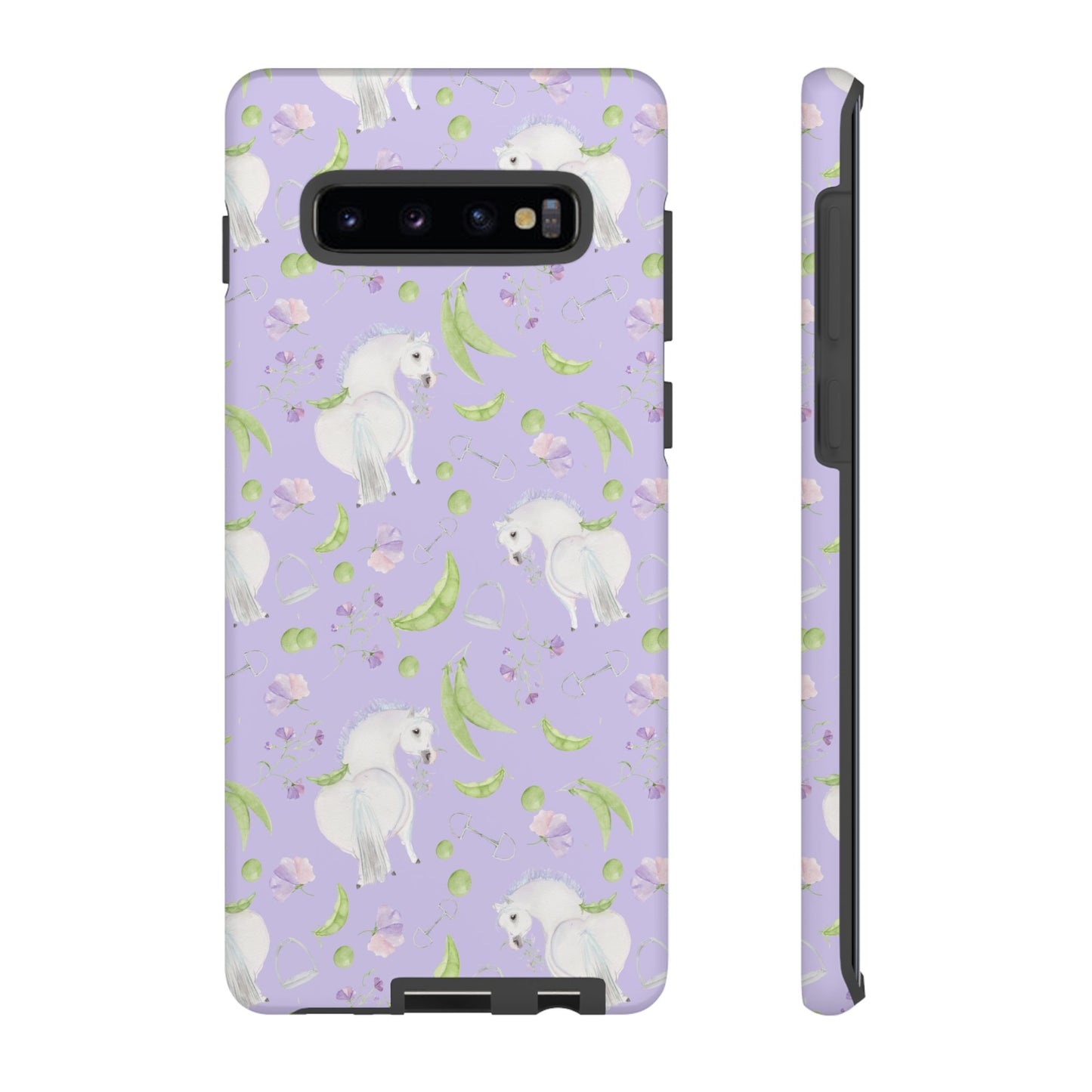 Adorable Pea Pod Lavendar   Tough Phone Cases