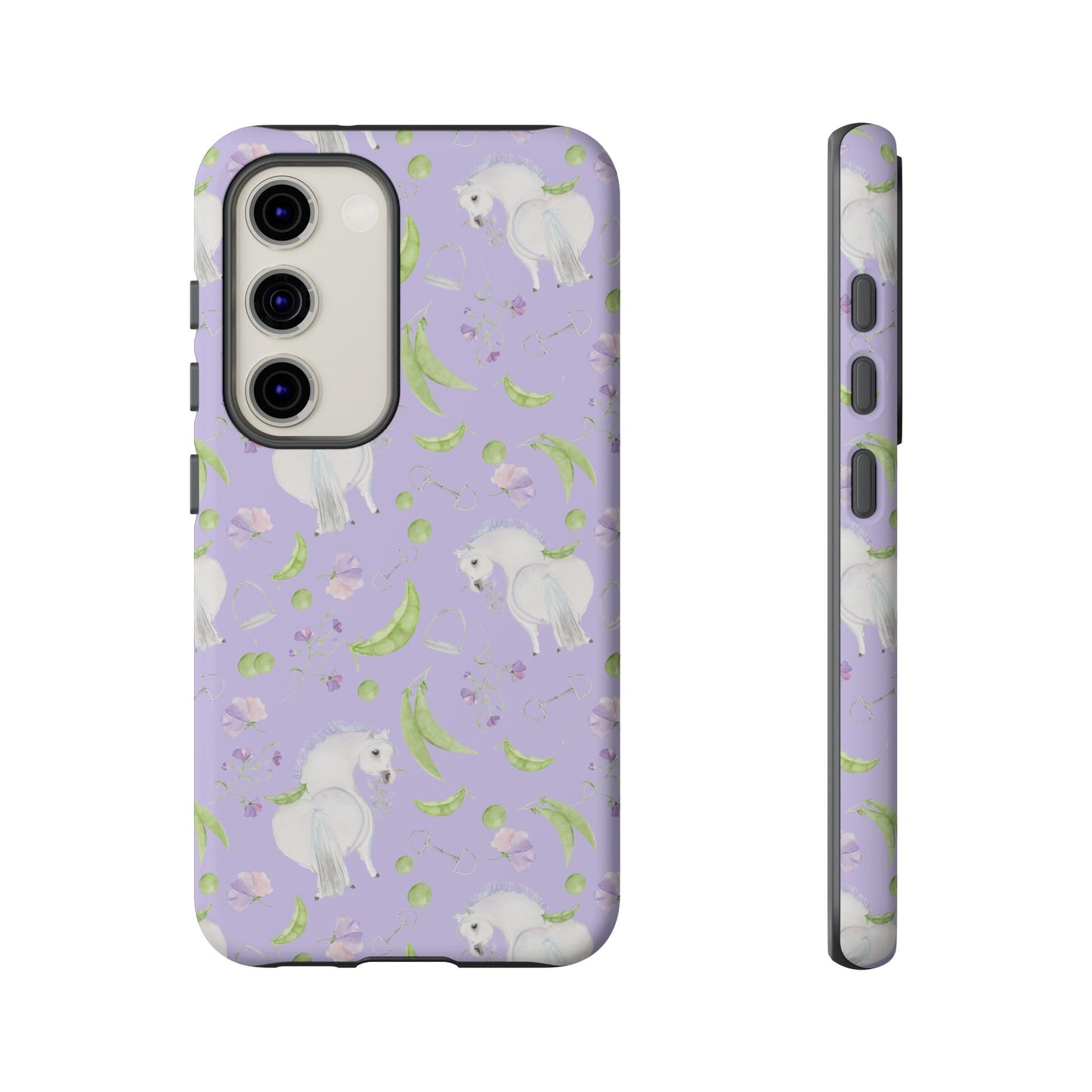 Adorable Pea Pod Lavendar   Tough Phone Cases