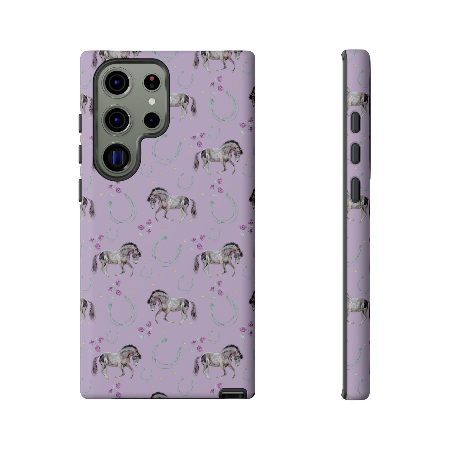 Lucky Mustangs in Lavender Tough Phone Case