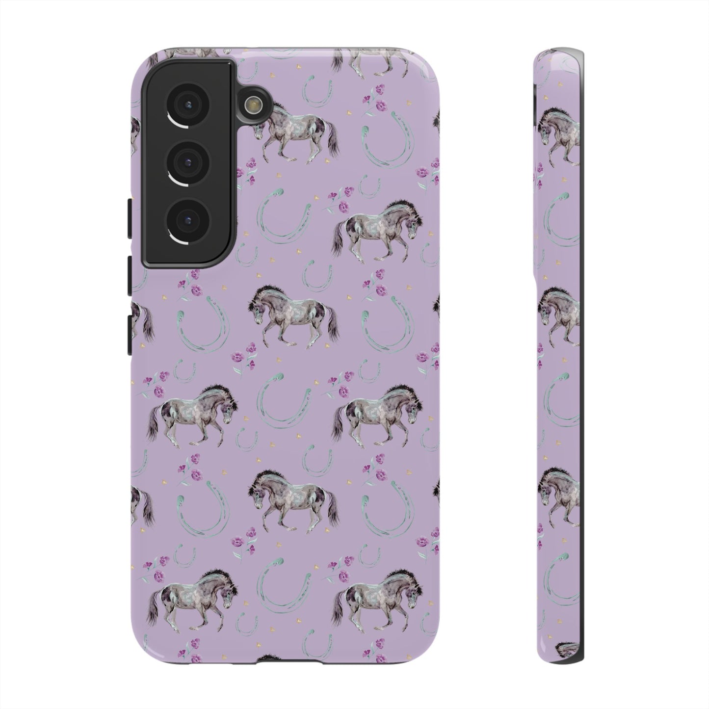 Lucky Mustangs in Lavender Tough Phone Case