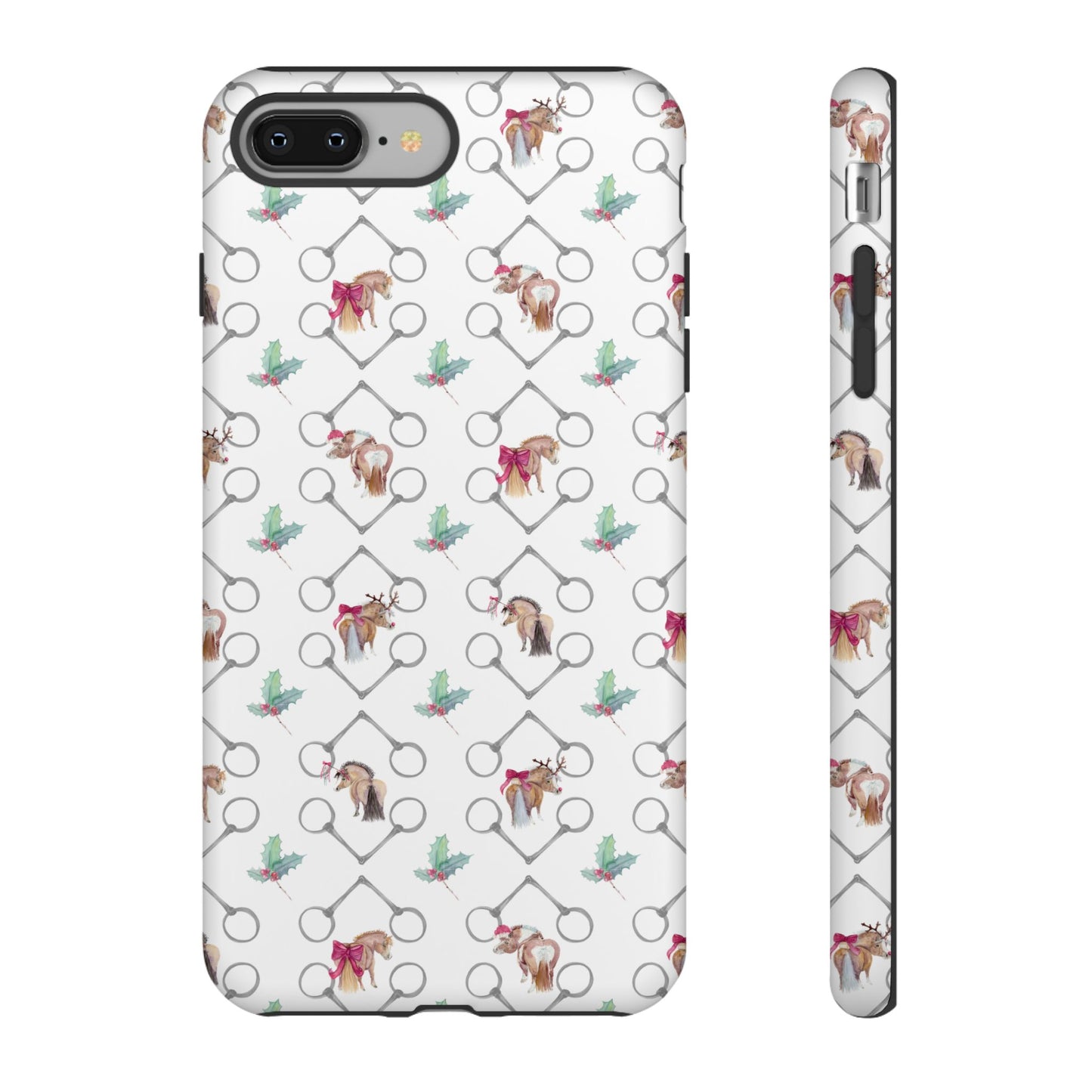 Adorable Ponies and holly Tough Phone Cases