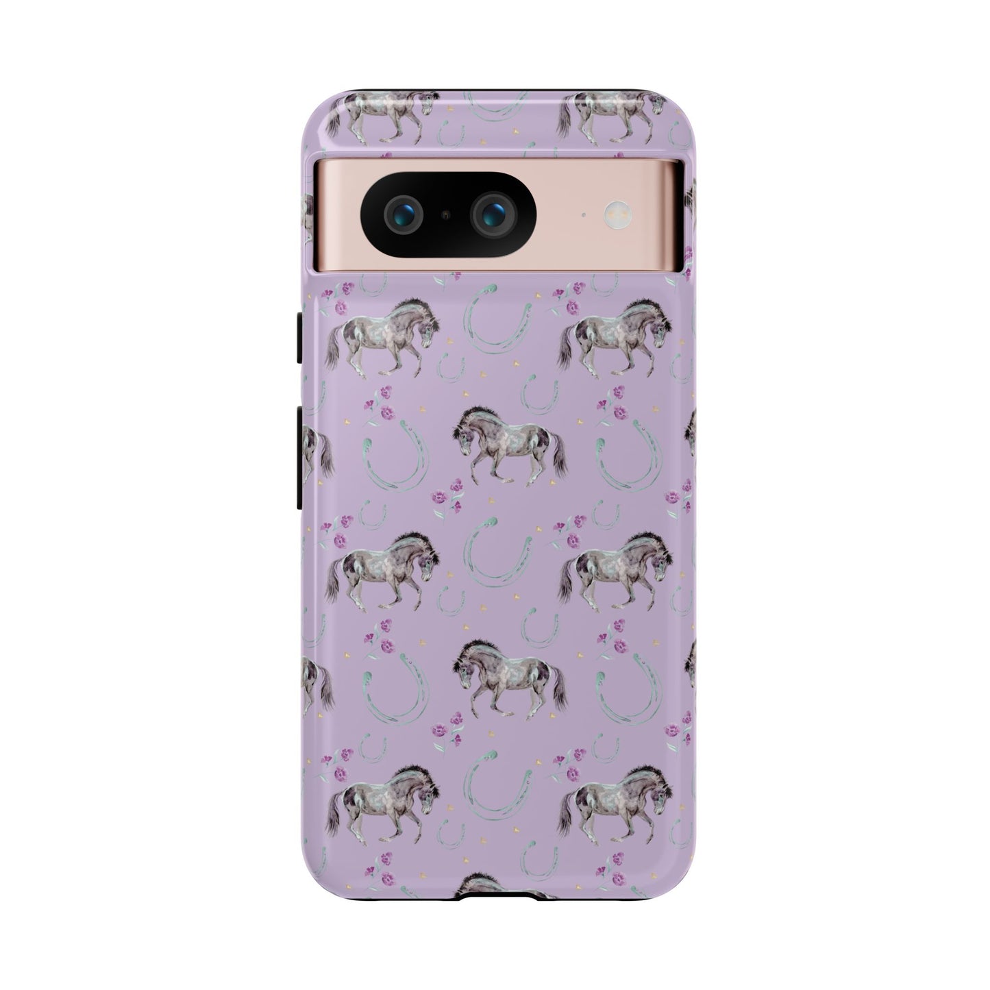 Lucky Mustangs in Lavender Tough Phone Case