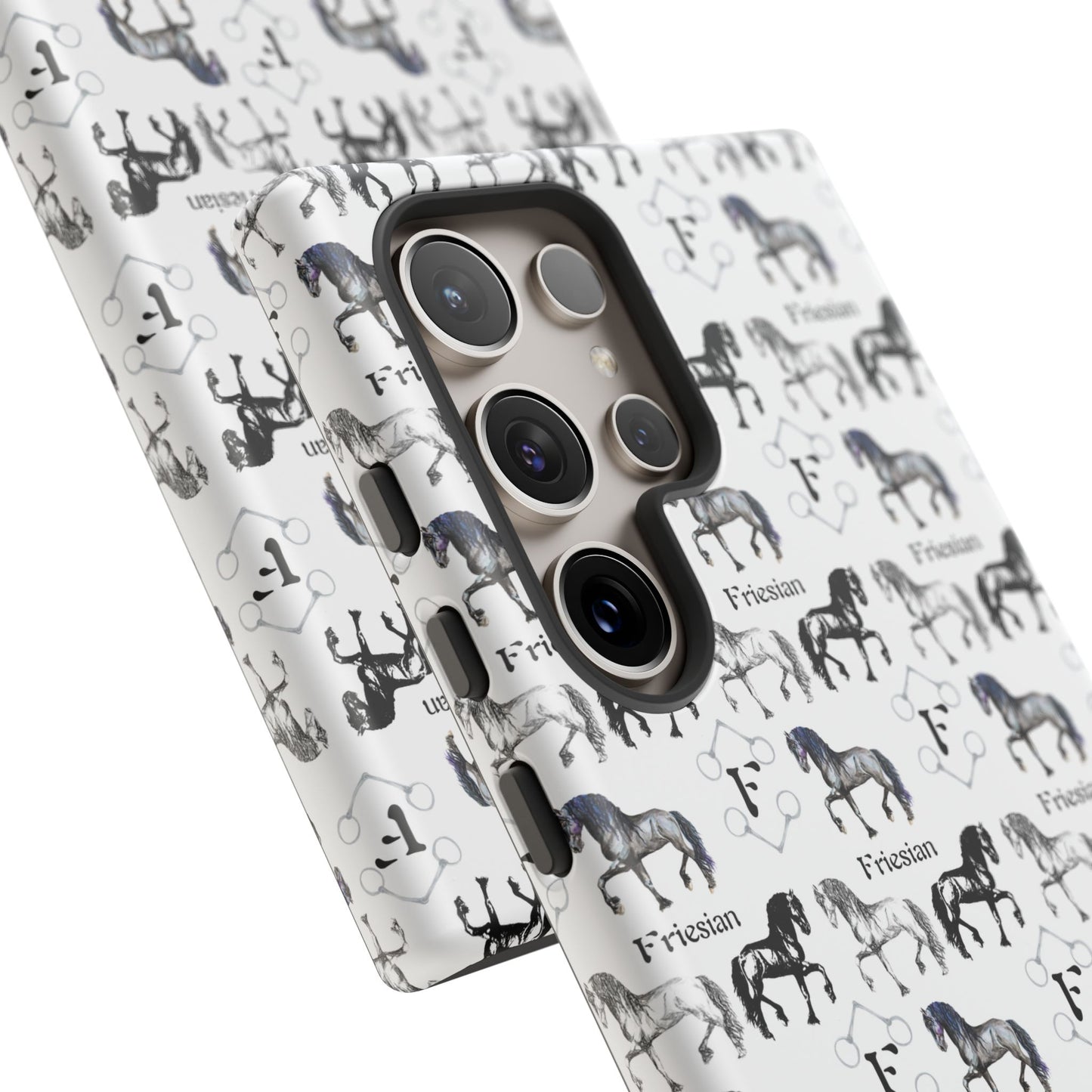 F is for Friesian Tough Phone Case