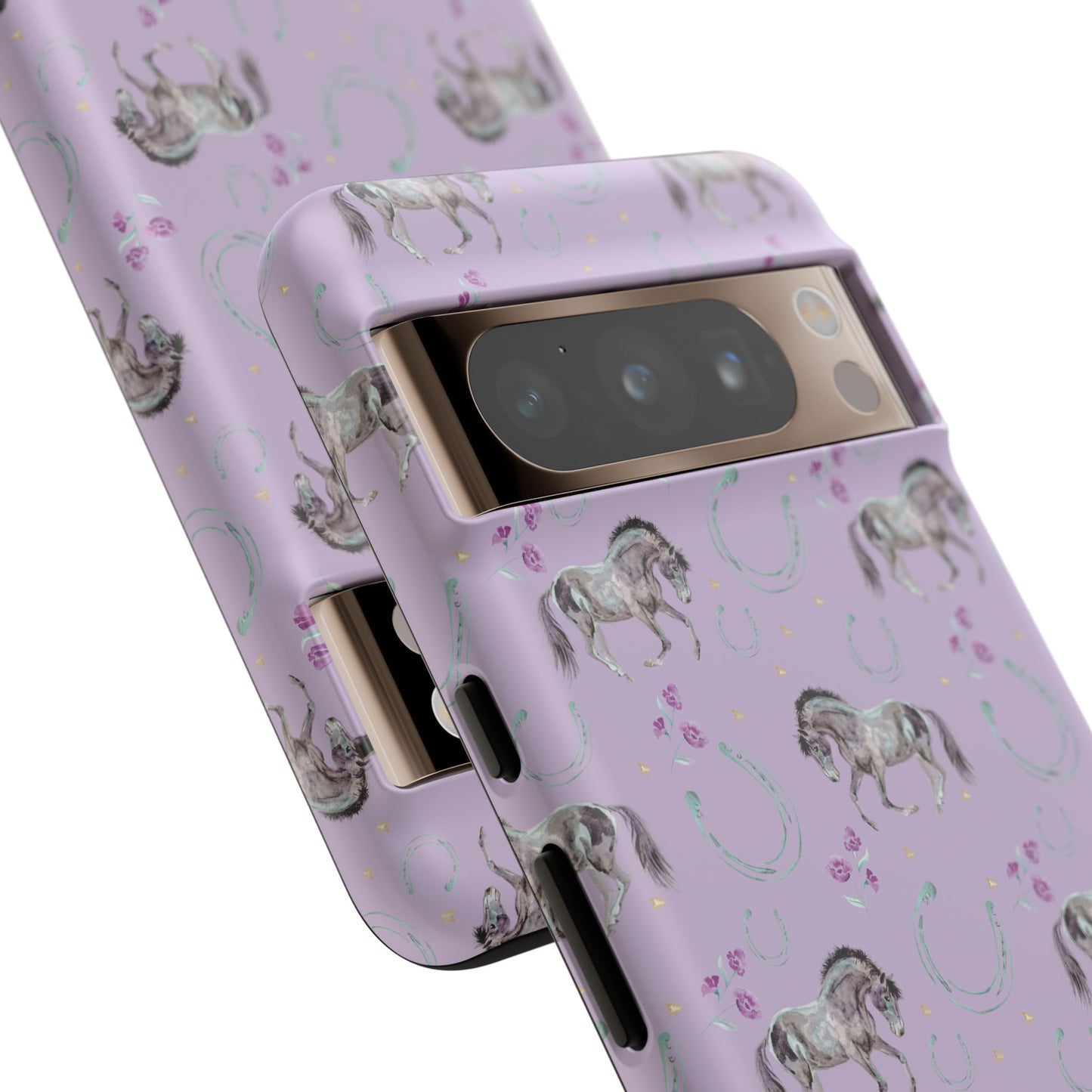 Lucky Mustangs in Lavender Tough Phone Case