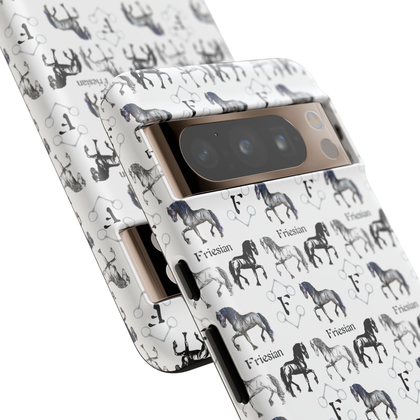 F is for Friesian Tough Phone Case