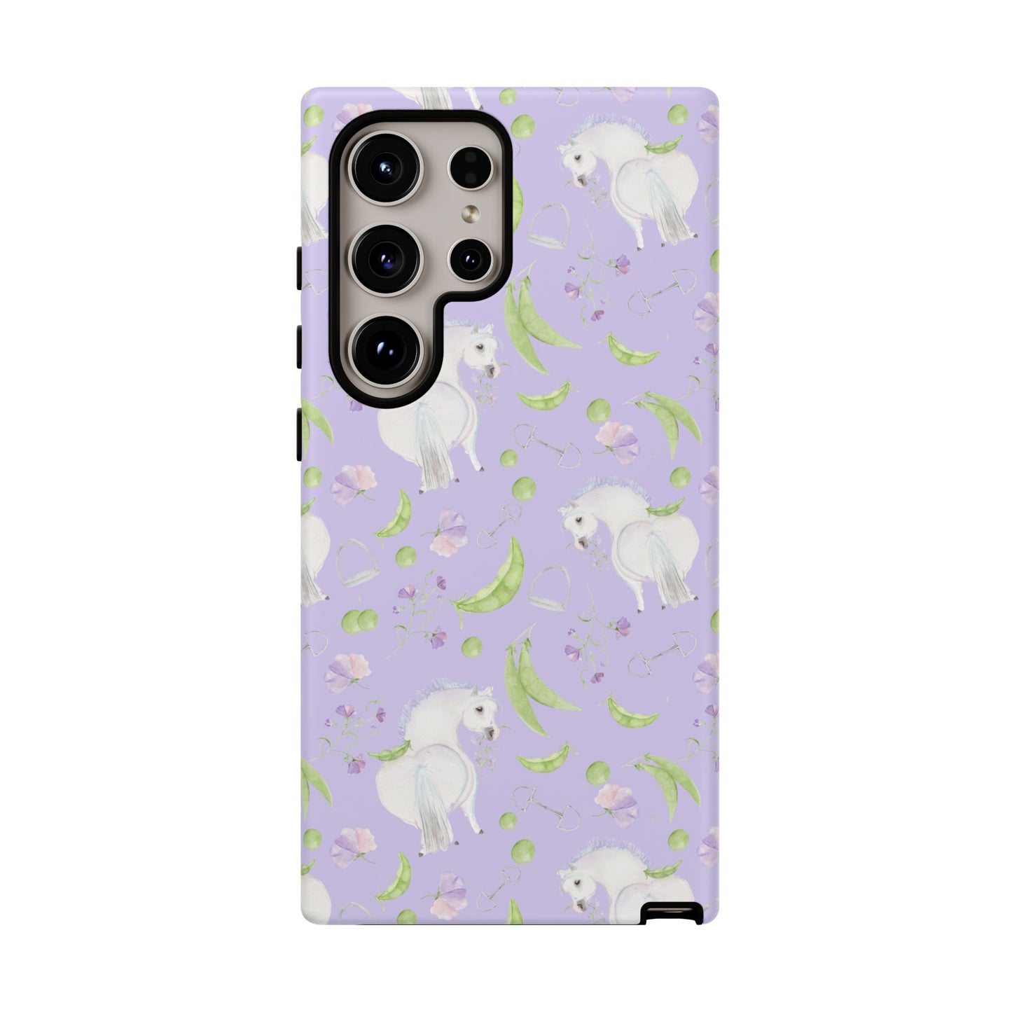 Adorable Pea Pod Lavendar   Tough Phone Cases