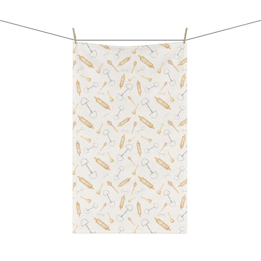 Bits and baking print Tea Towels (cotton)