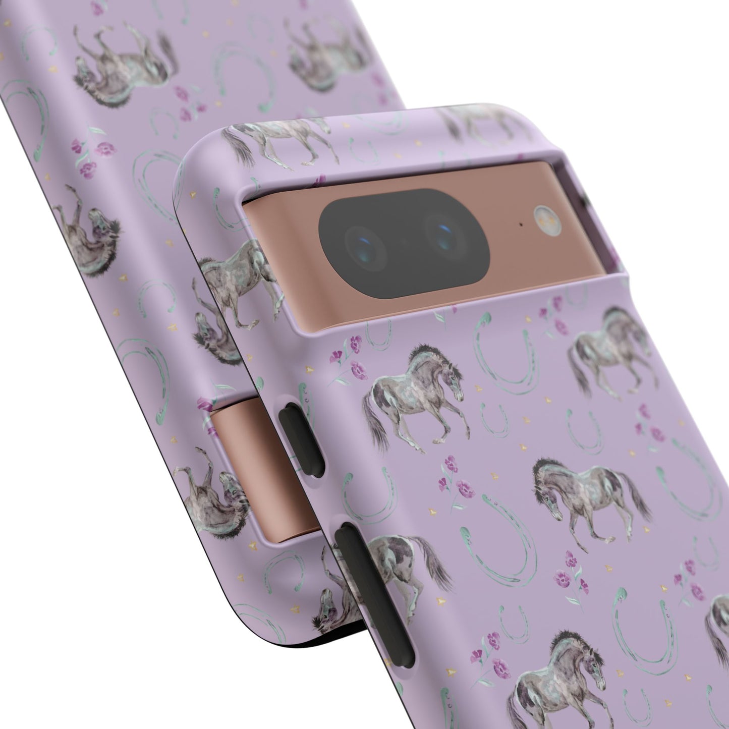 Lucky Mustangs in Lavender Tough Phone Case