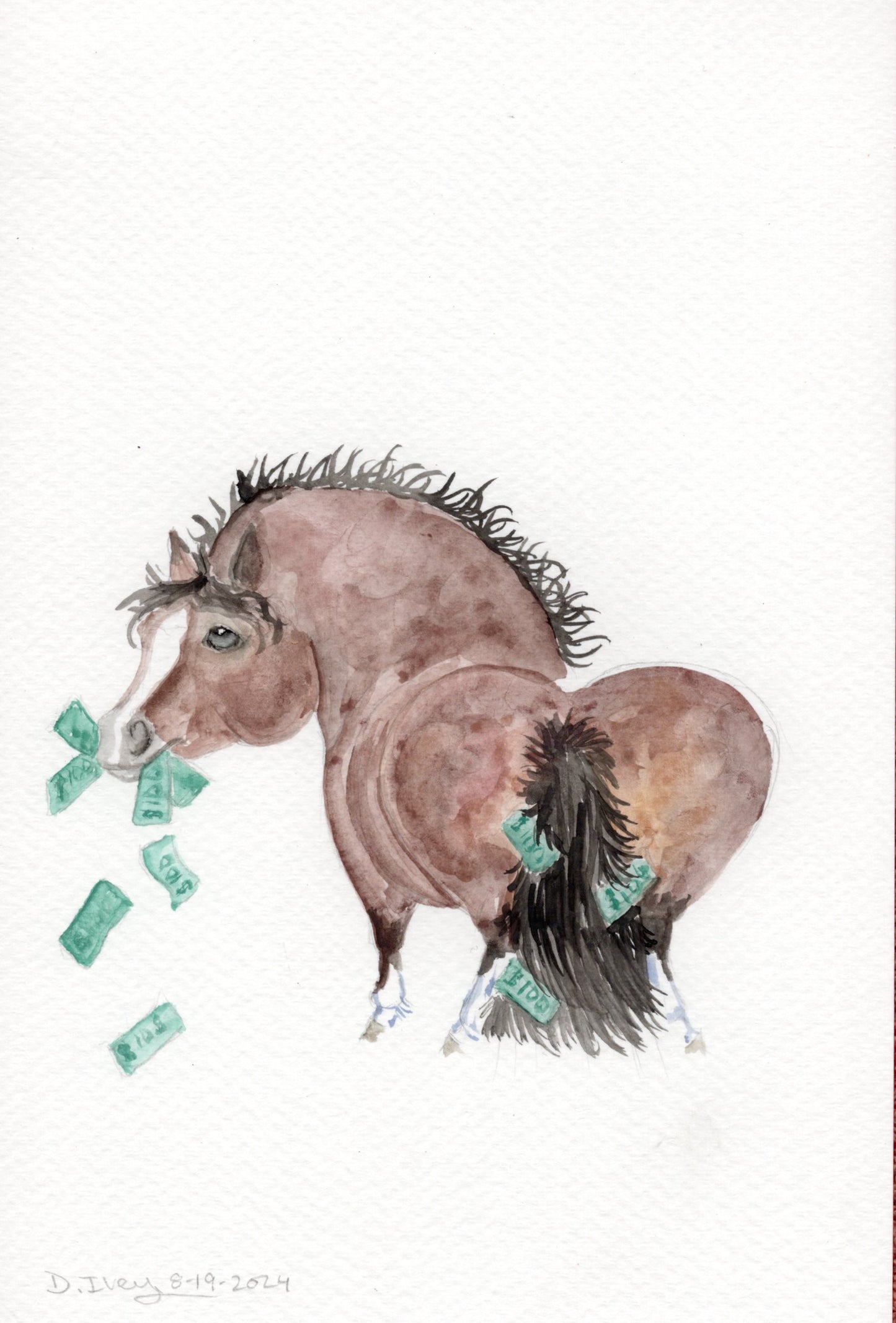 Adorable Little Money Bags - Giclee Fine Art Prints