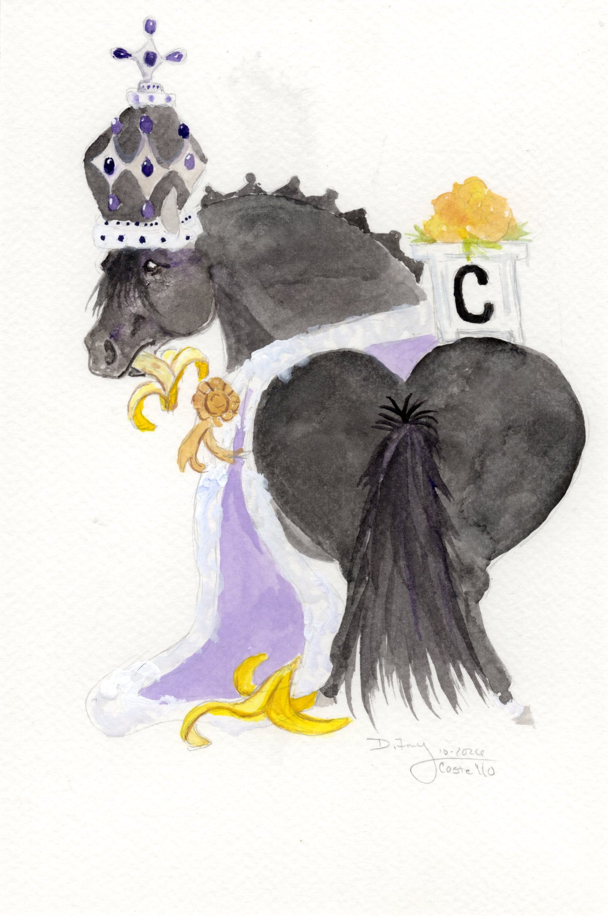 Costello Custom chubby Pony portrait