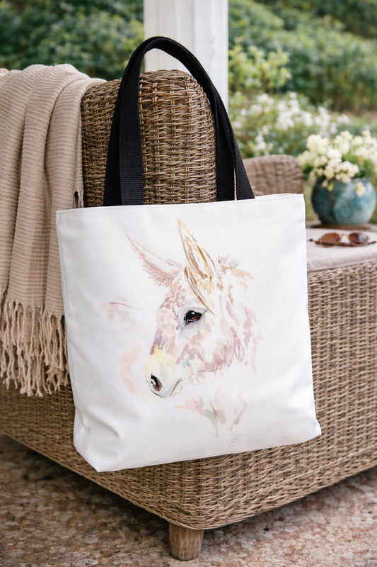 Expressive Donkey   -Tote
