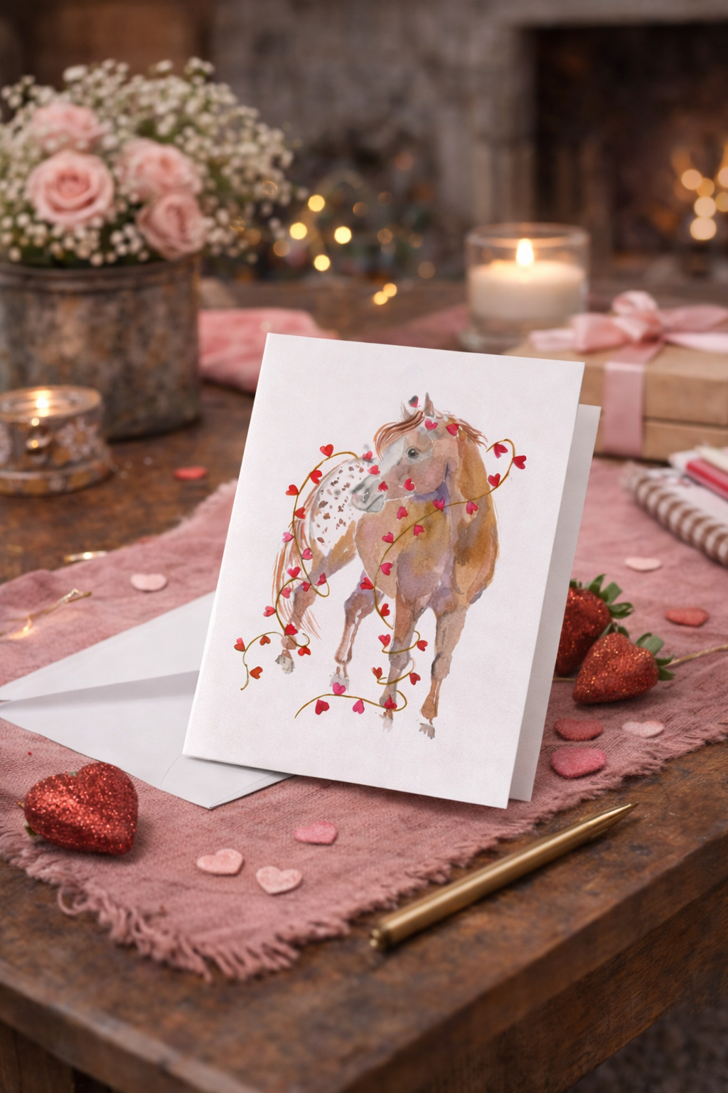 Appaloosa Valentines Day  Greeting Cards (Set of 10)