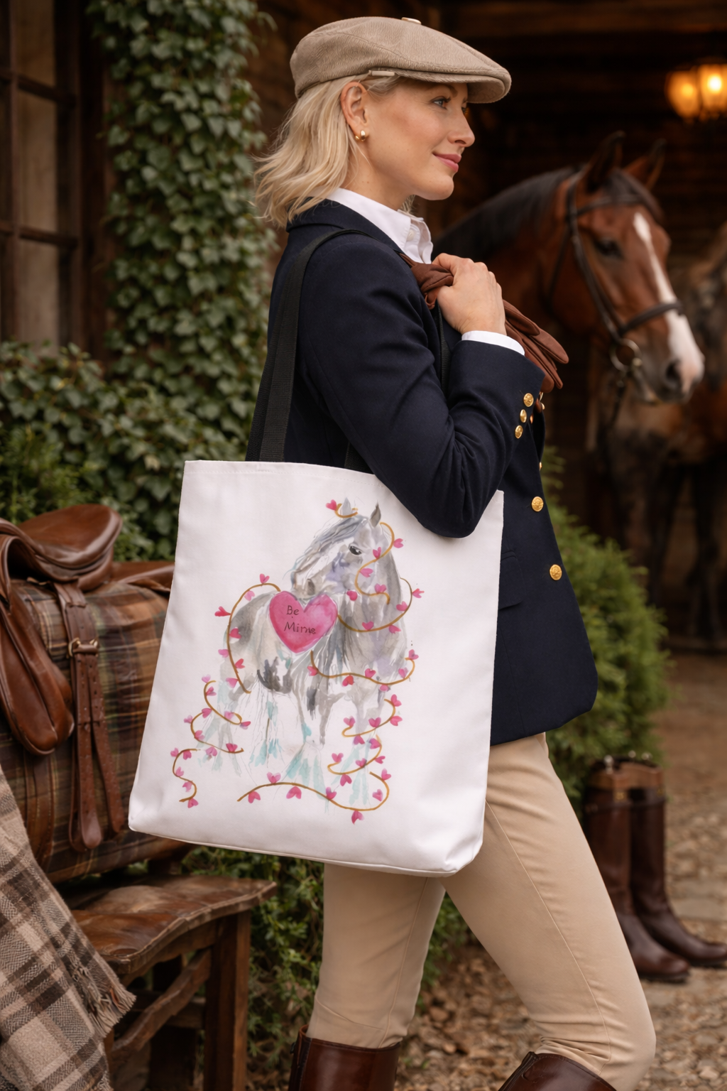 Gypsy Love - Gypsy Vanner  -Tote