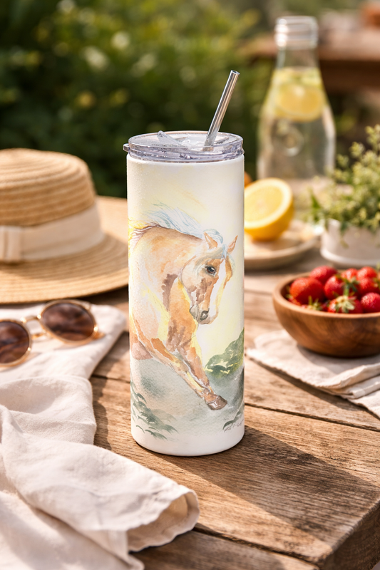 Sun Splash Haflinger Horse  - Tumbler