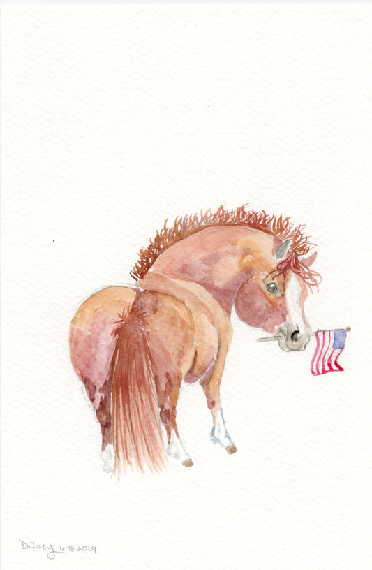 Adorable Little Miss Independant - Giclee Fine Art Prints