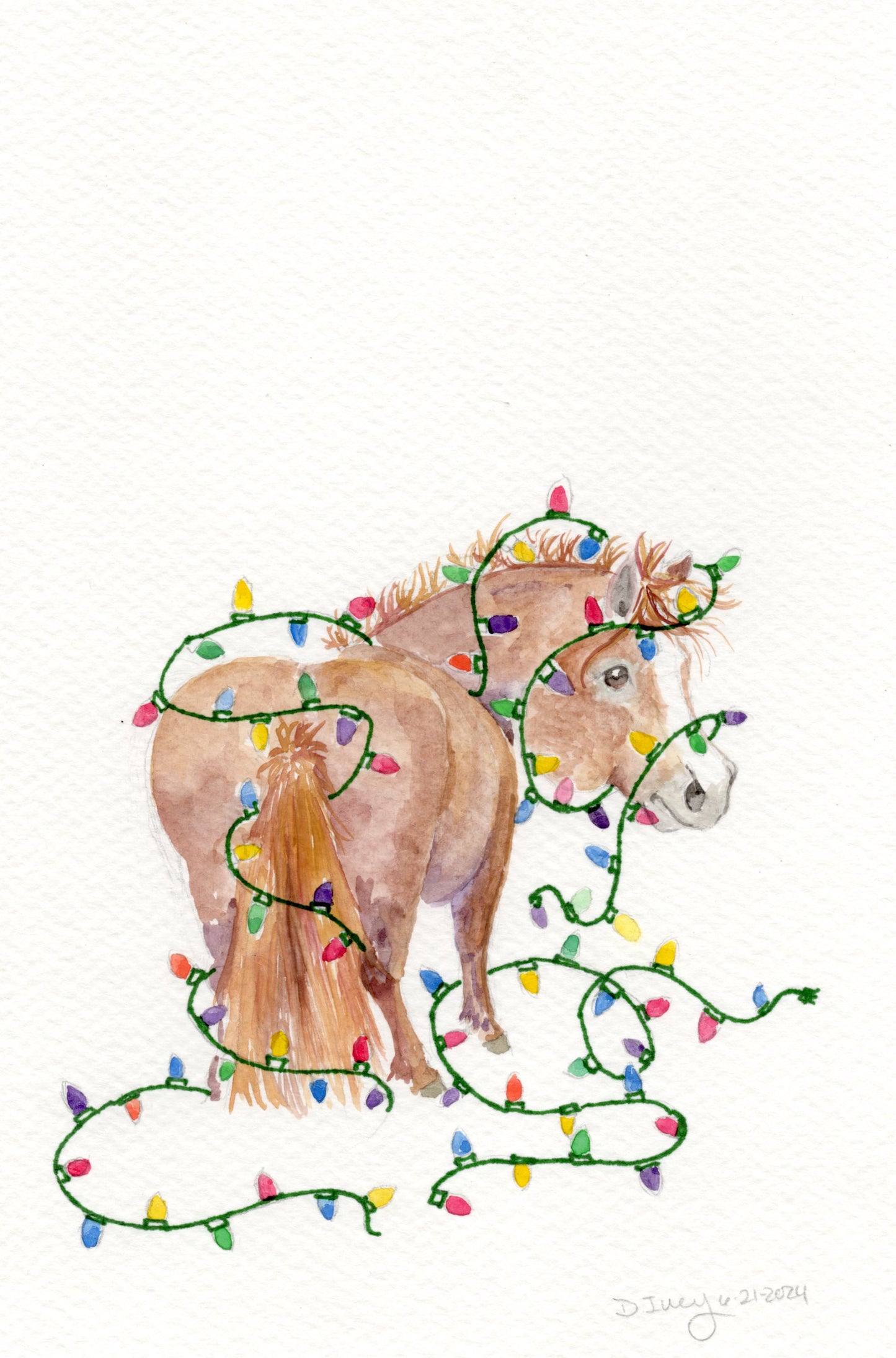 Adorable ponies holiday 10 pack postcards