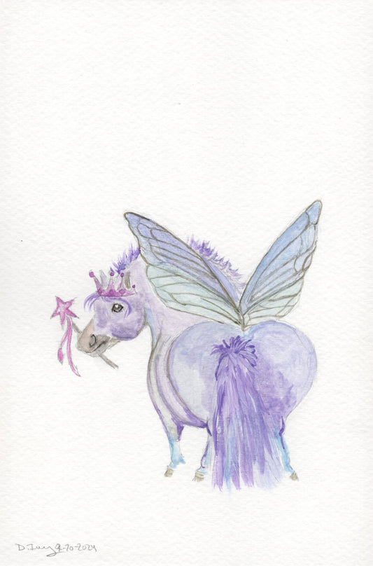 Adorable Little Magical Fairy- Giclee Fine Art Prints