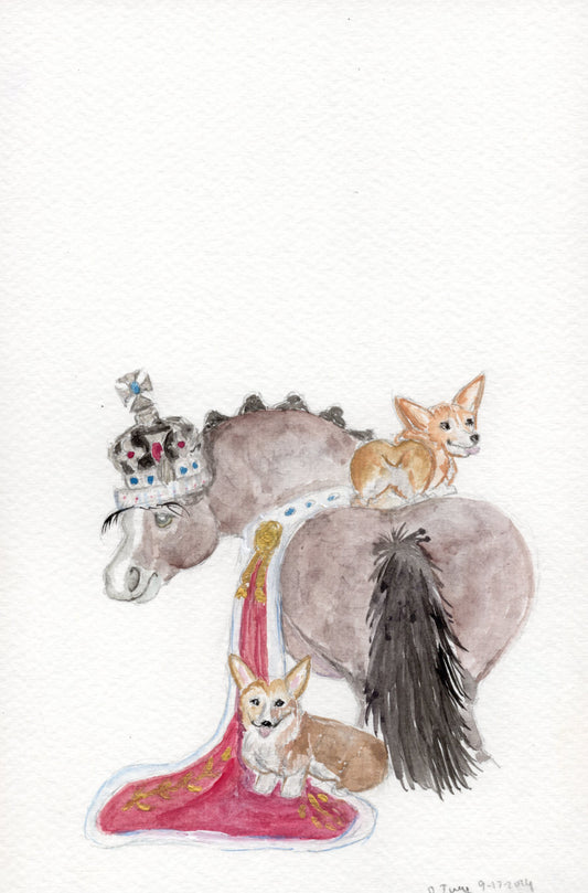 Adorable Little Queen - Giclee Fine Art Prints