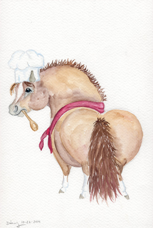 Adorable Little Chef - Giclee Fine Art Prints