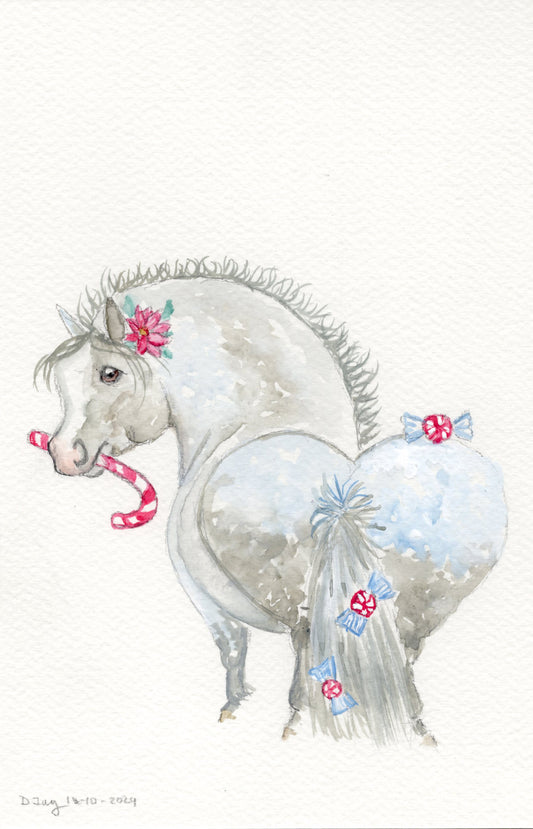 Adorable Little Miss Peppermint- Giclee Fine Art Prints