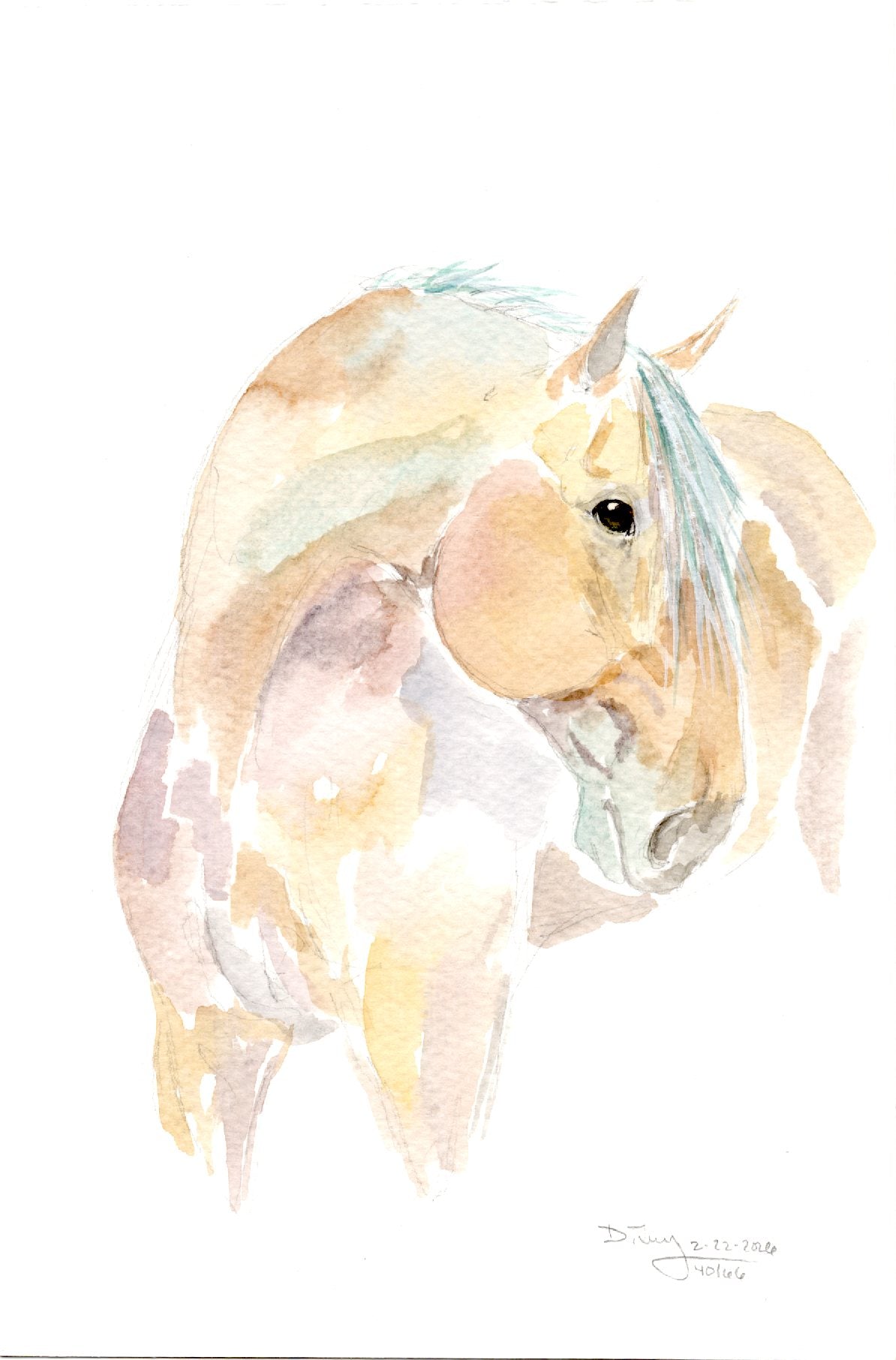 Sunny Thoughts - Original Watercolor Giclee Print
