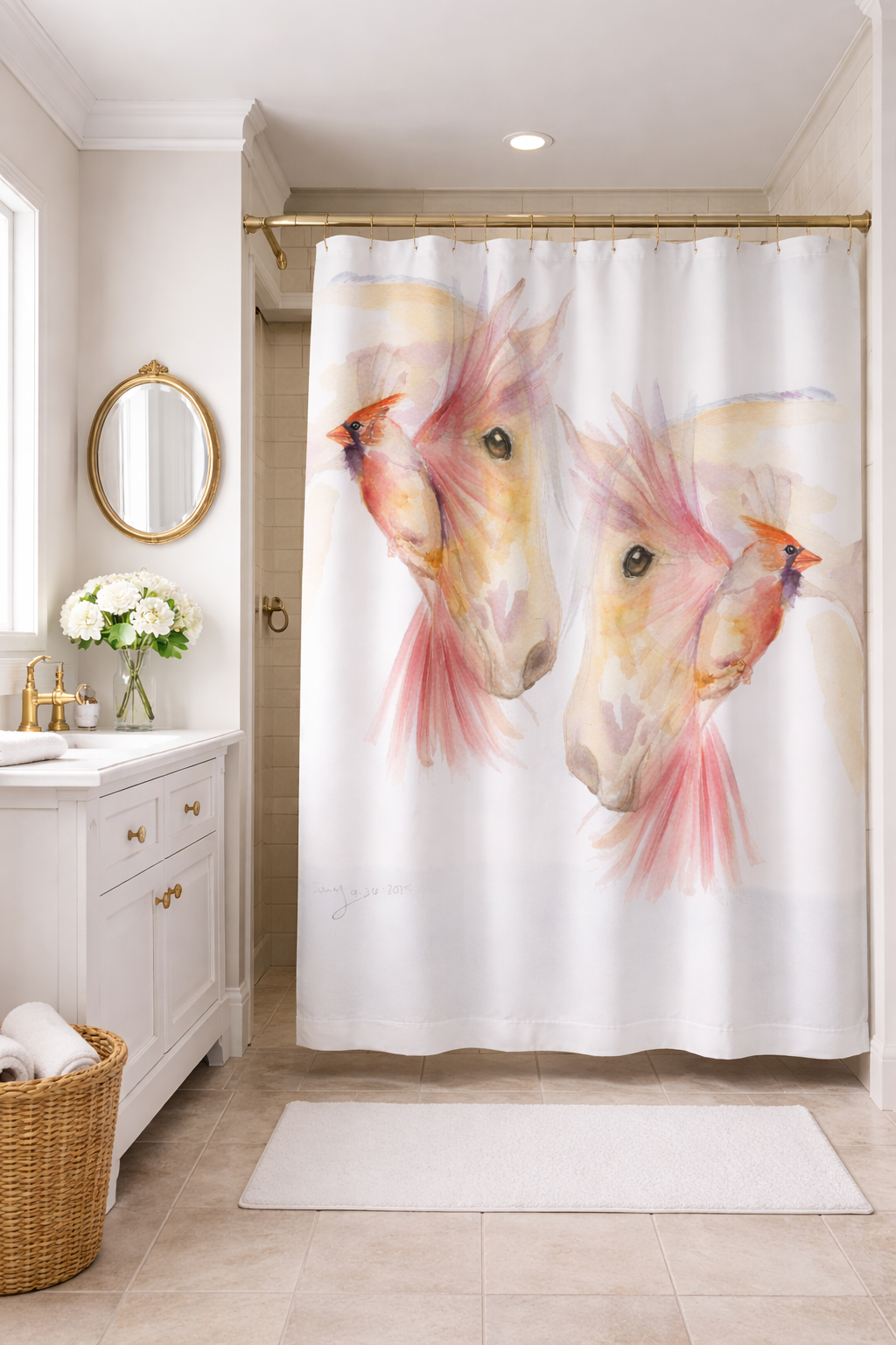 Cardinal Rule Shower Curtains -