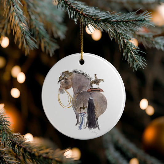 Adorable little Tulia  Ceramic Ornaments, Custom Holiday Decor, 2-Sided Christmas Ornament, Unique Gift, Home Decoration, Keepsake