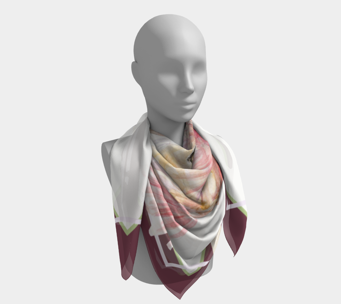 Cardinal Rule square scarf