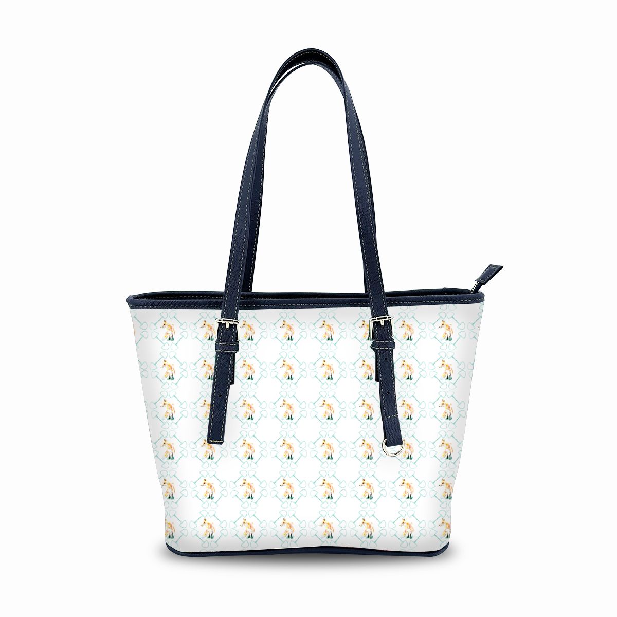 Spring Foxes Print Fashion Tote Bag