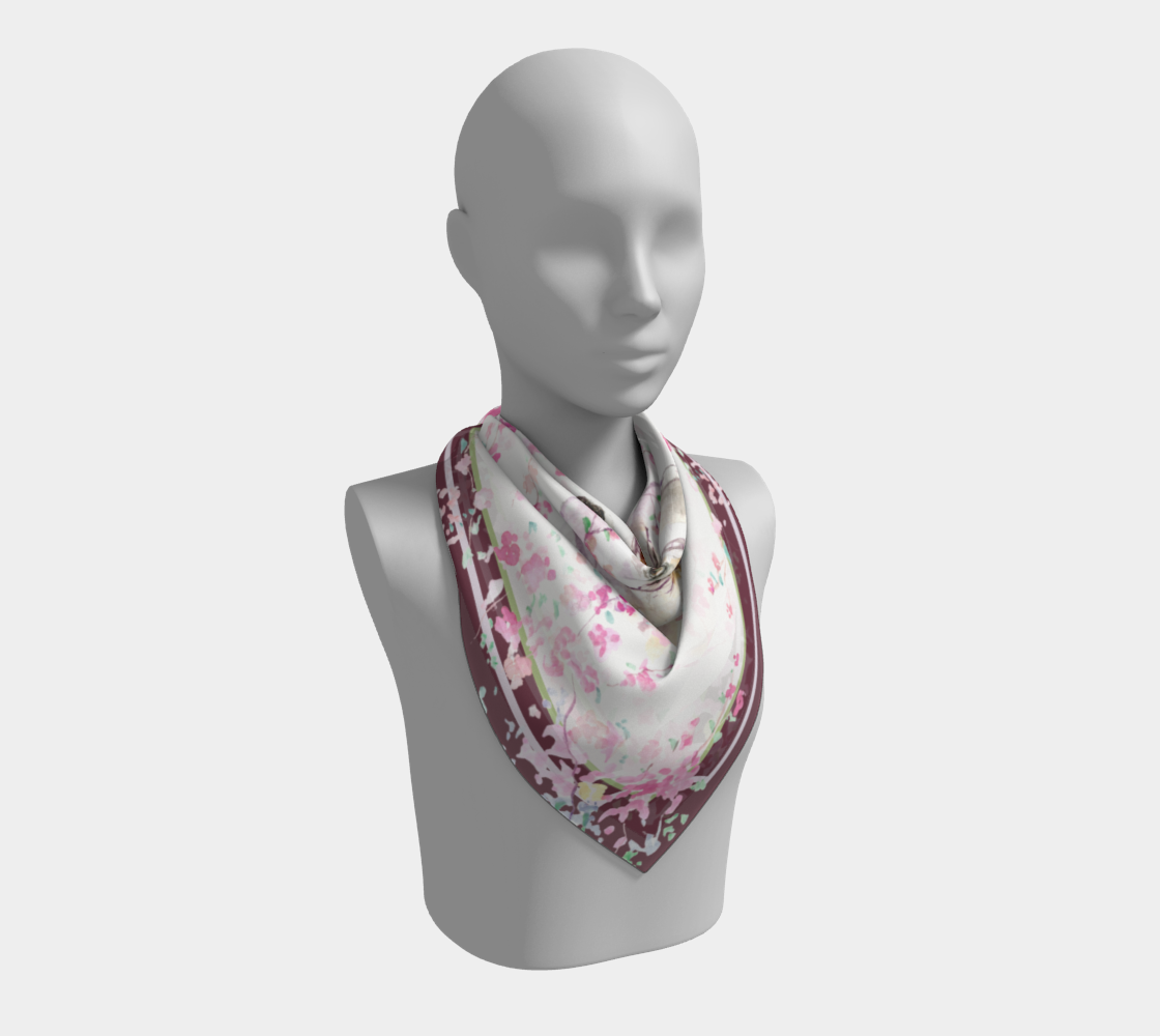 In the Dogwoods scarf