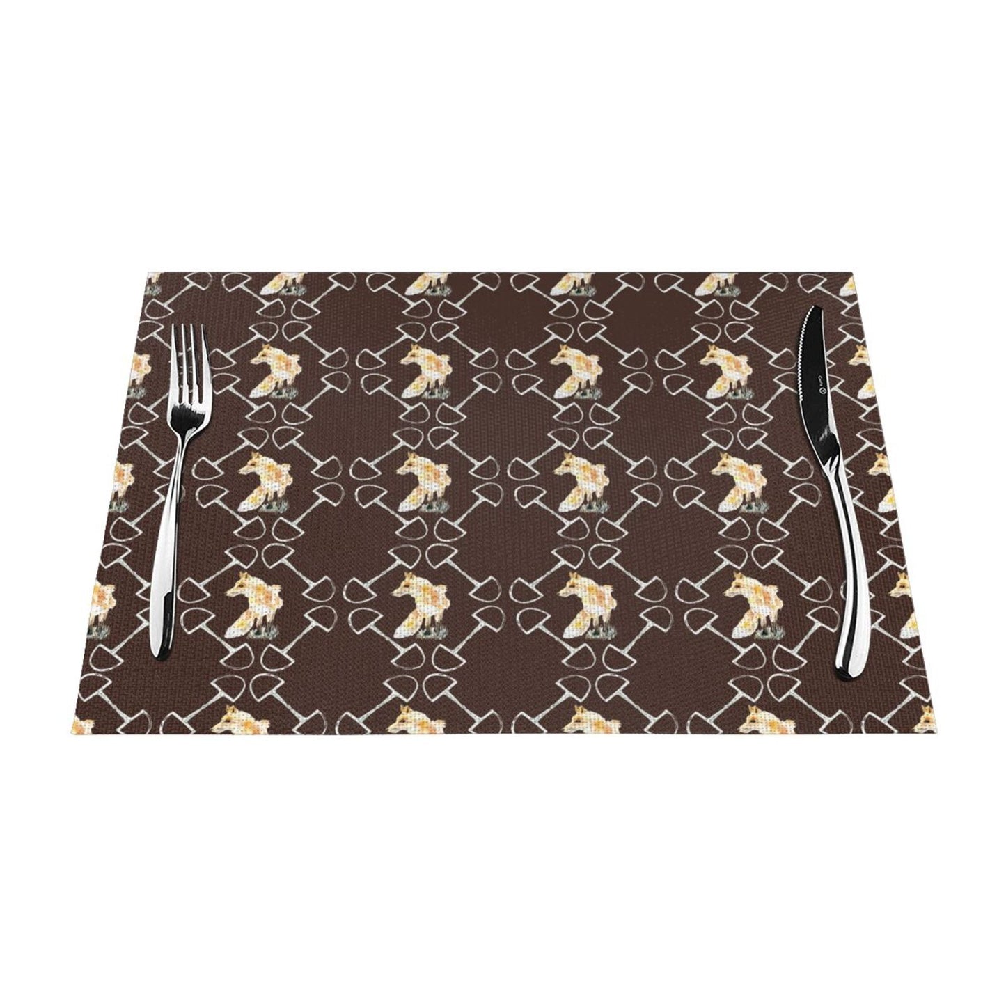 Spring Foxes Placemats Set of 4