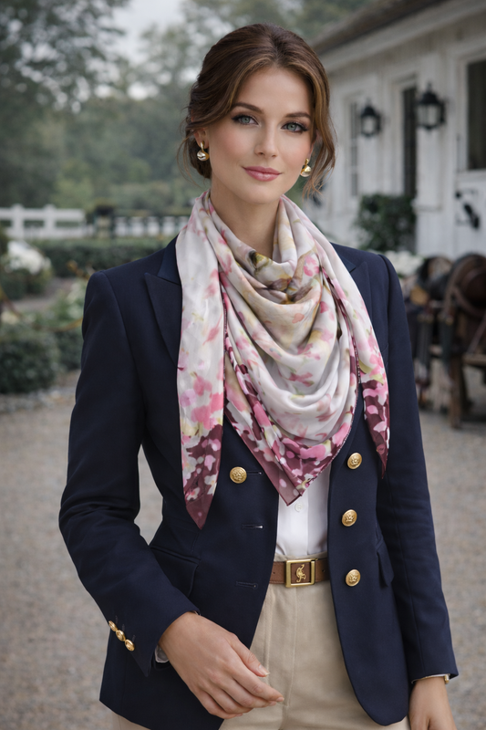 Cardinal Rule square scarf