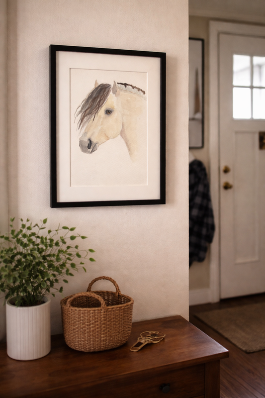 Fjord - Giclee watercolor print