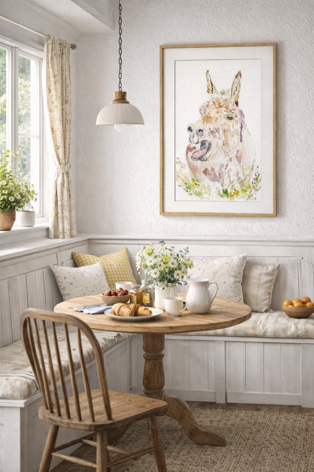 Hay Spring- Original Watercolor Giclee Print