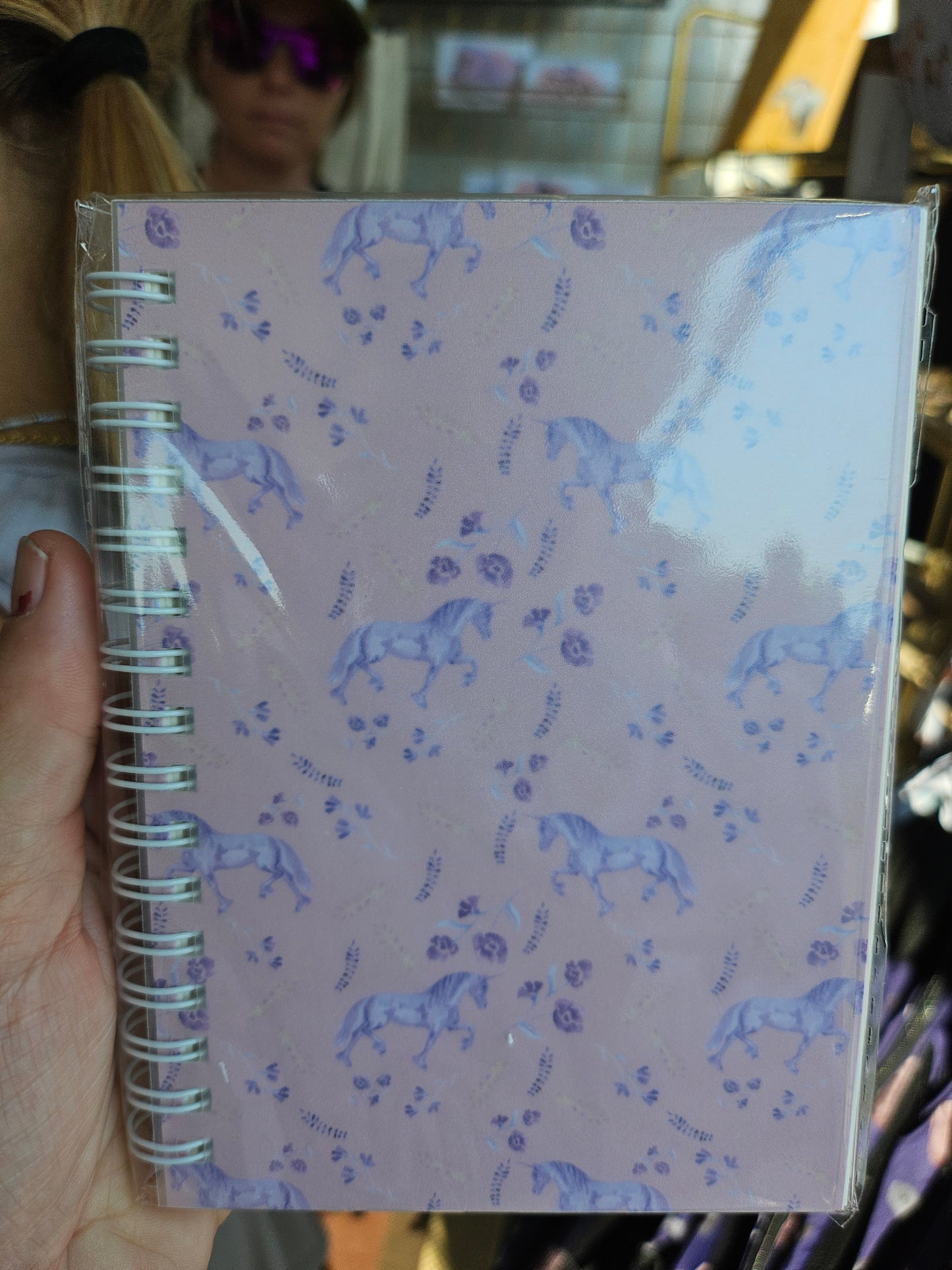 Whimsical unicorn notebook