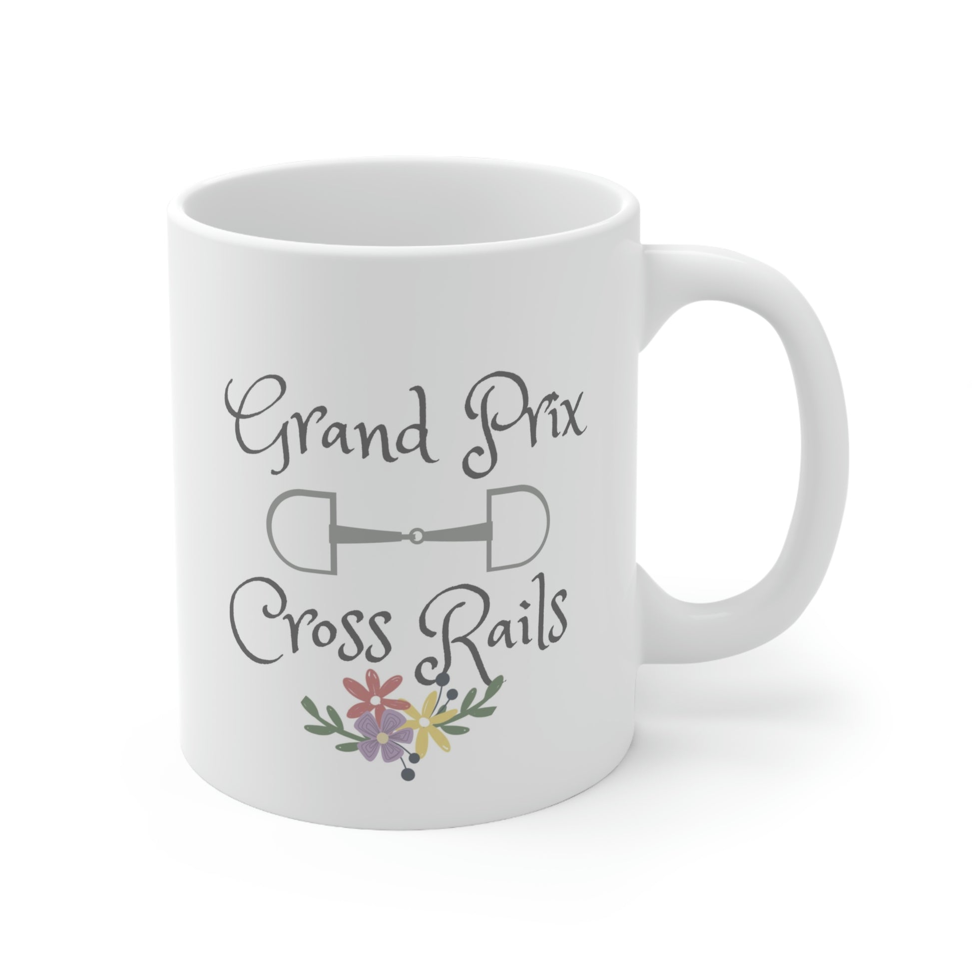 Grand Prix Cross Rails Ceramic Mug 11oz - SonaEquestrian