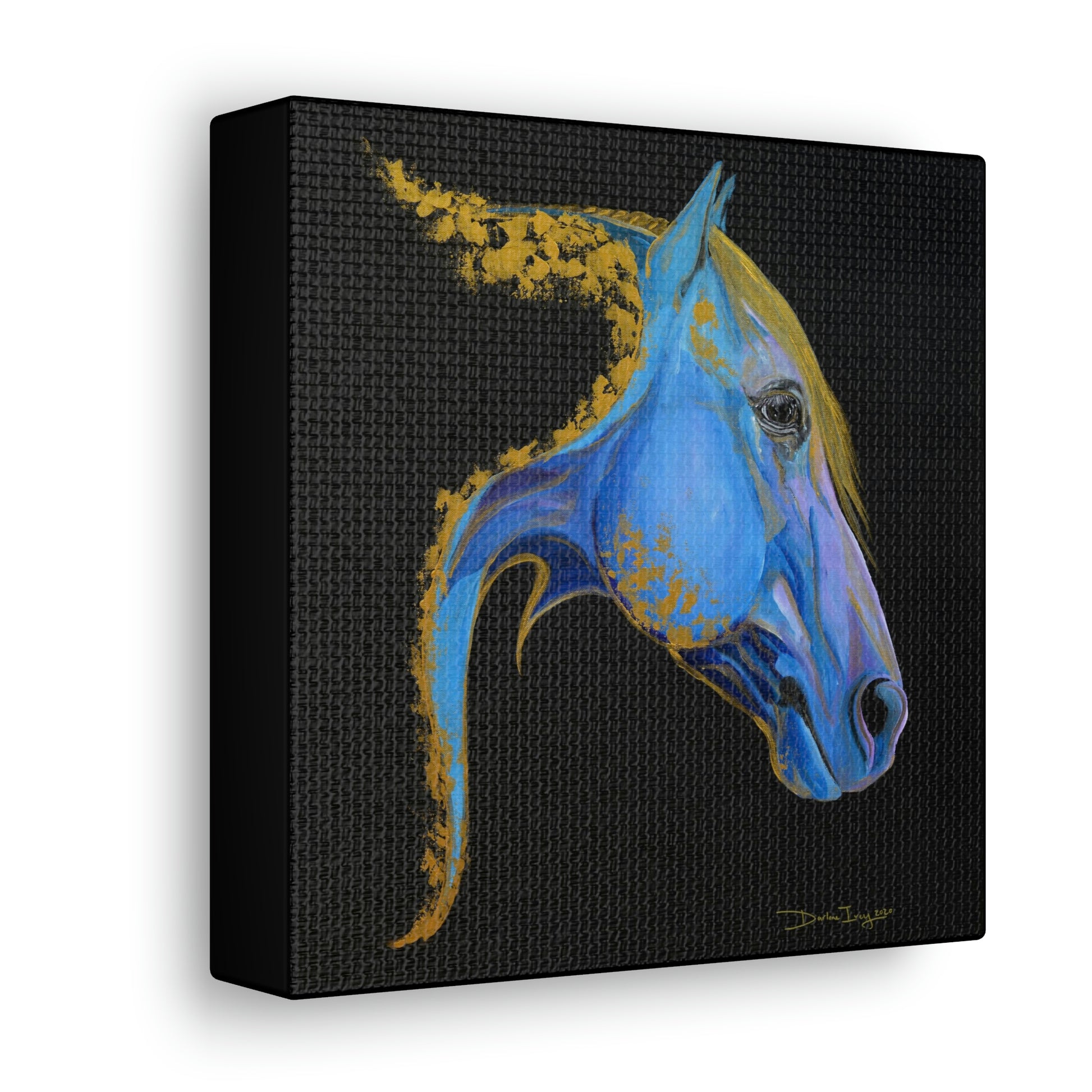 Sea Horse Tide- Original Print Canvas Gallery Wraps - SonaEquestrian