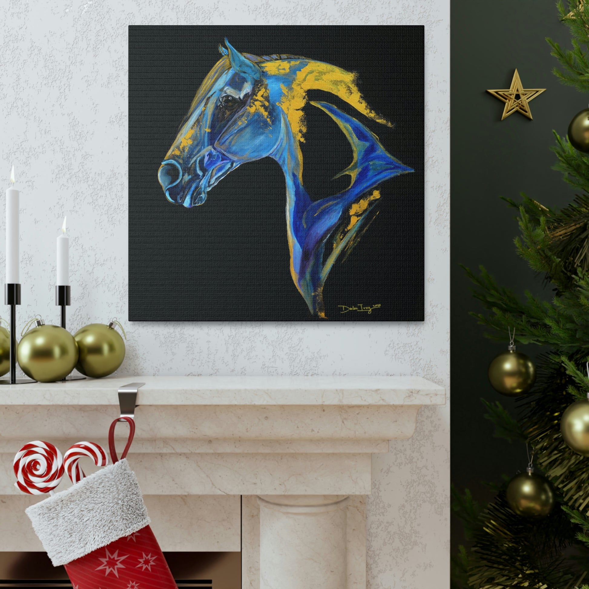 Sea Horse- Ocean Canvas Gallery Wraps - SonaEquestrian