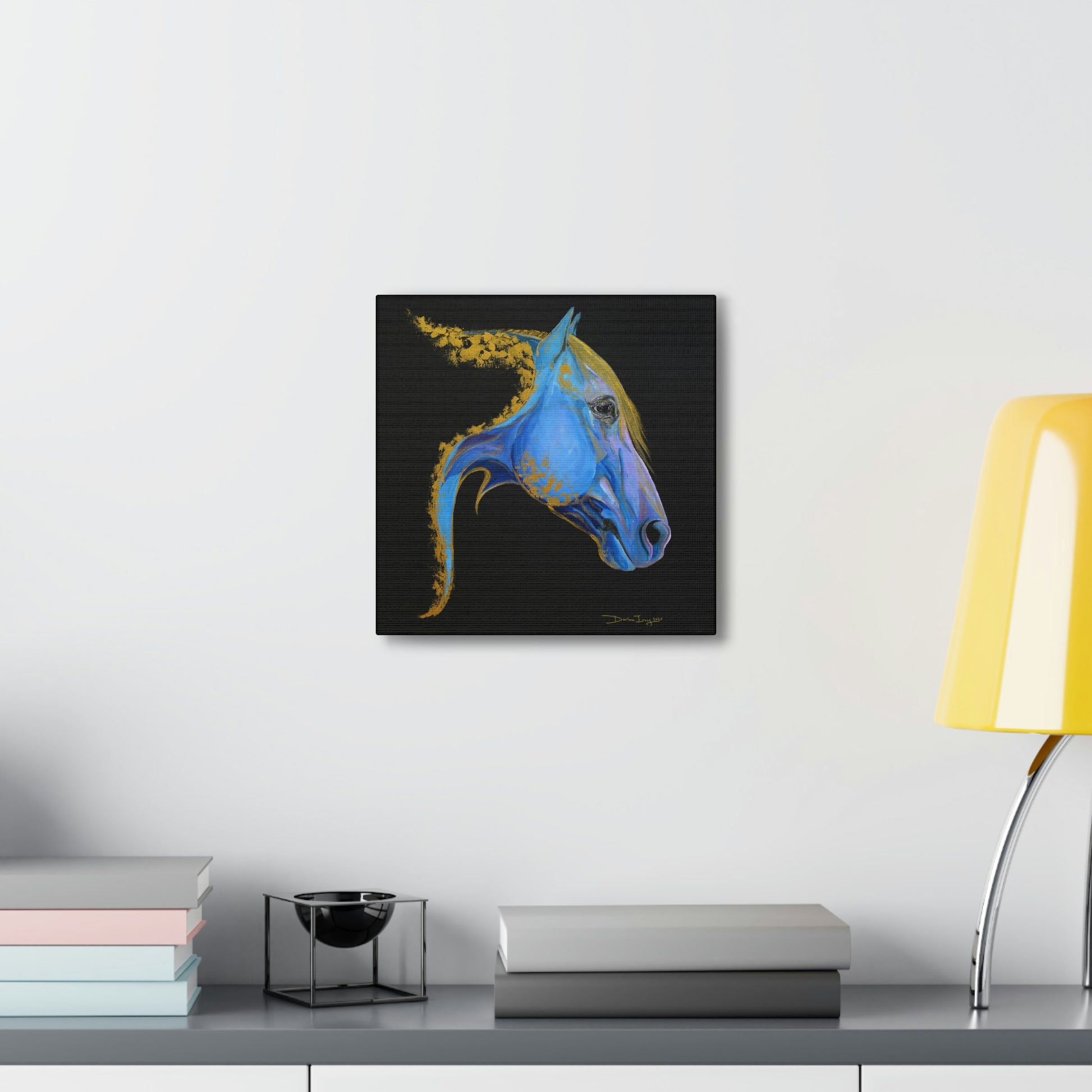 Sea Horse Tide- Original Print Canvas Gallery Wraps - SonaEquestrian