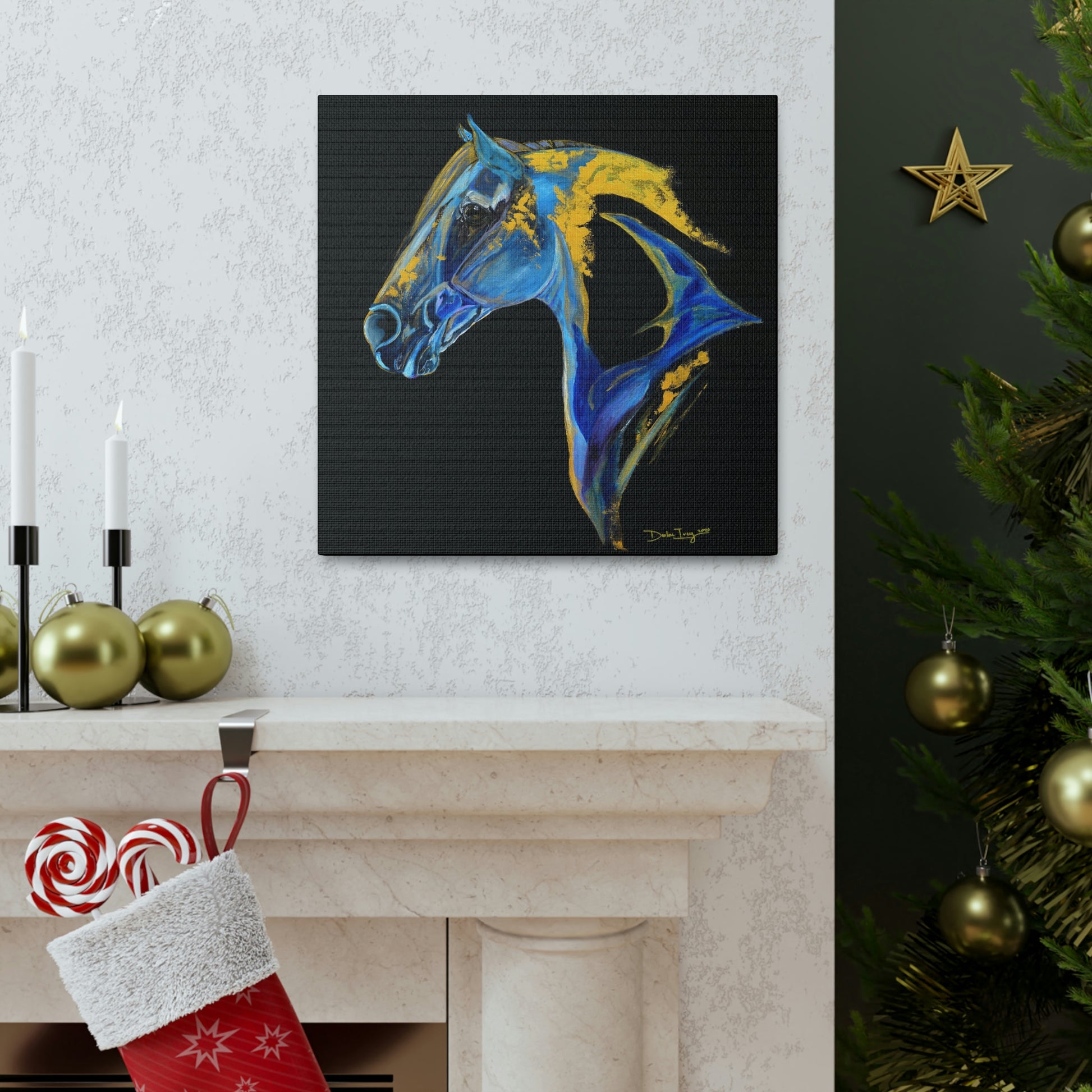 Sea Horse- Ocean Canvas Gallery Wraps - SonaEquestrian