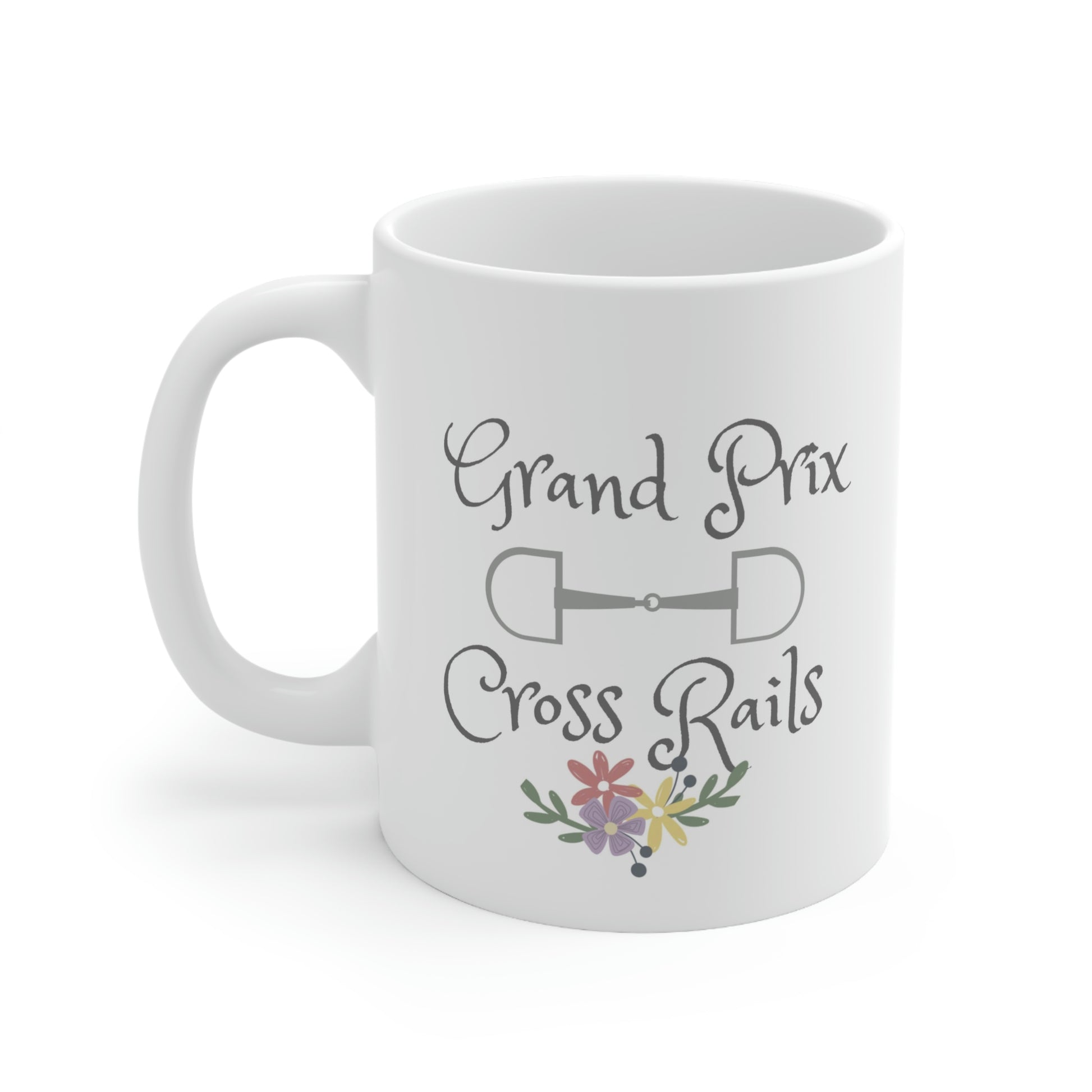 Grand Prix Cross Rails Ceramic Mug 11oz - SonaEquestrian