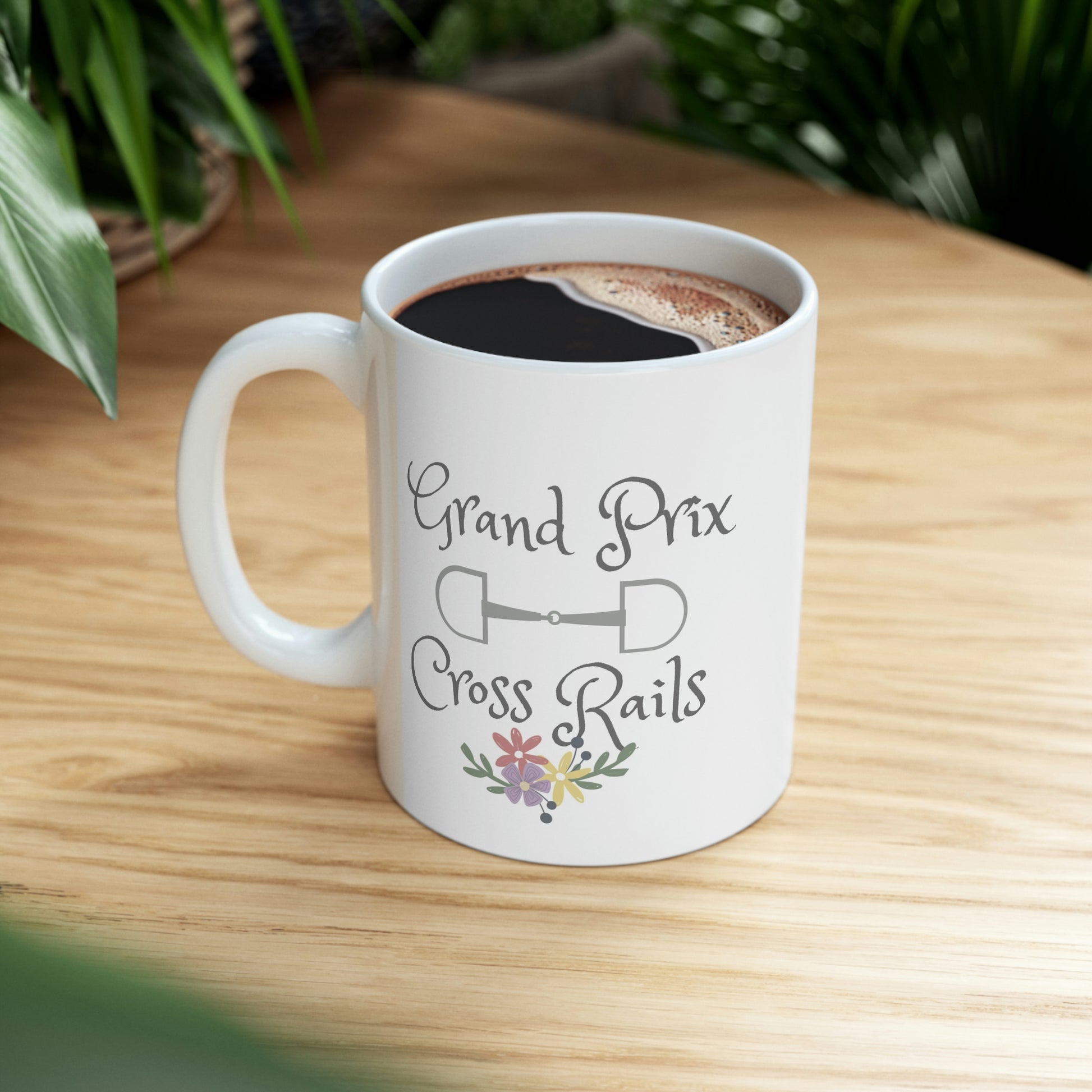 Grand Prix Cross Rails Ceramic Mug 11oz - SonaEquestrian