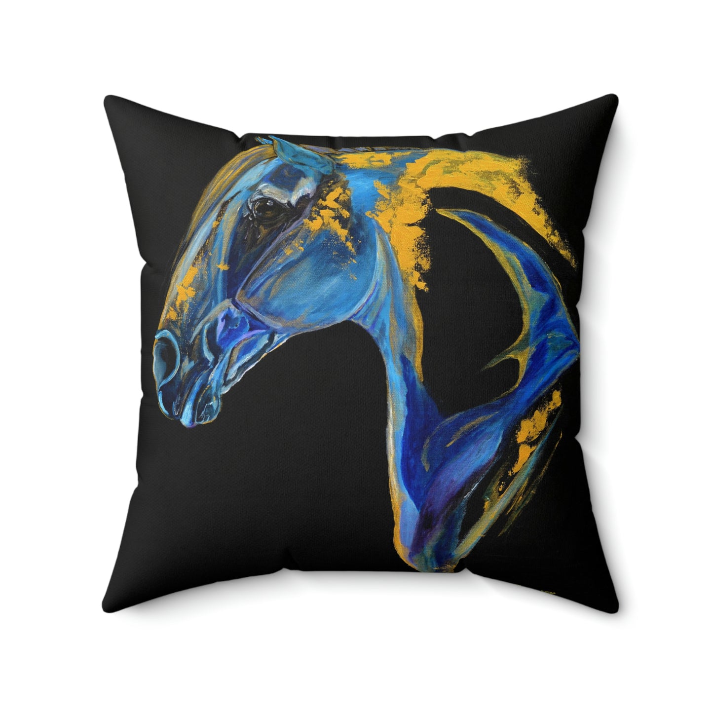 Sea Horse Ocean- Spun Polyester Square Pillow
